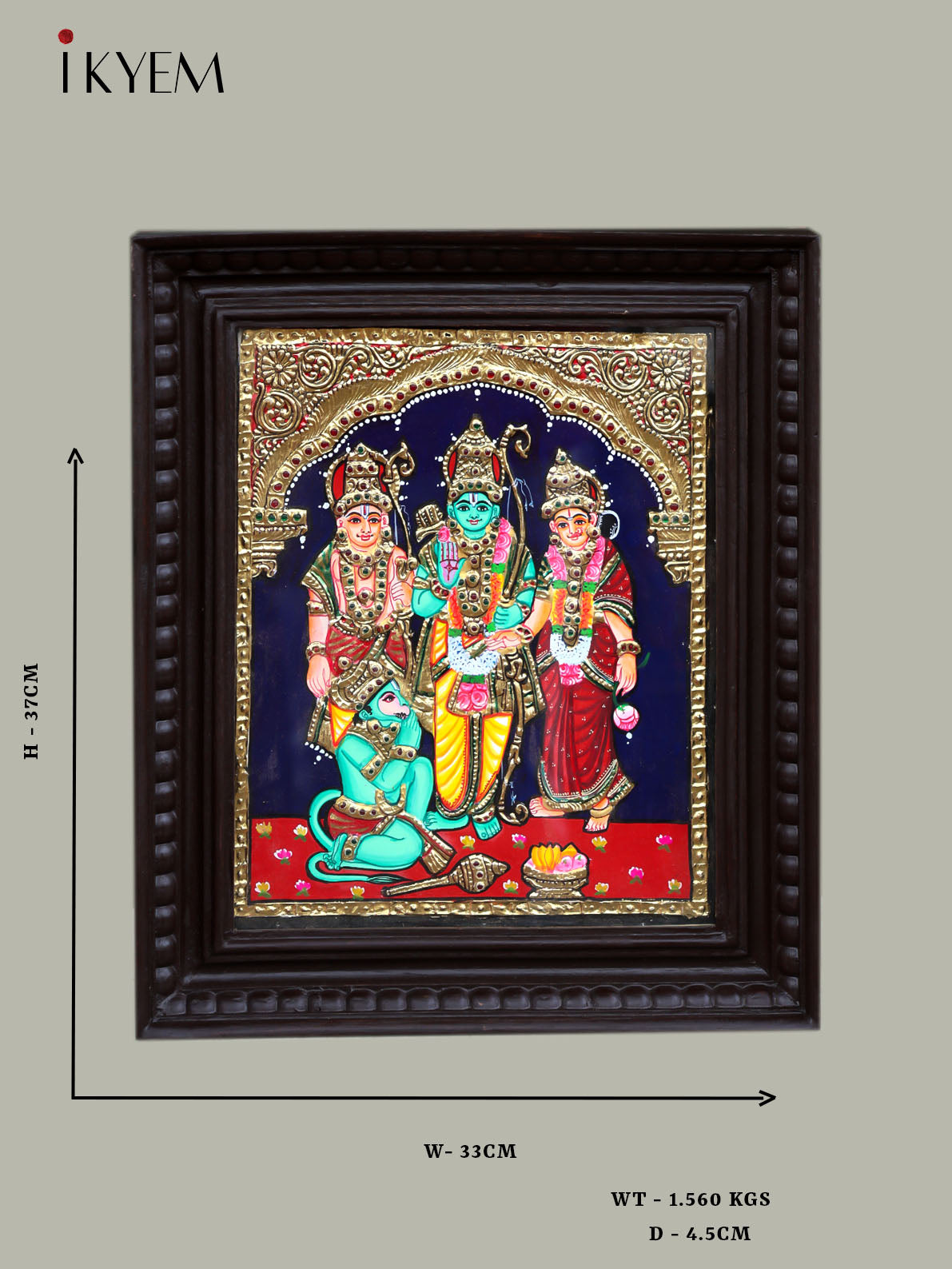 Ram Darbar - Tanjore Painting