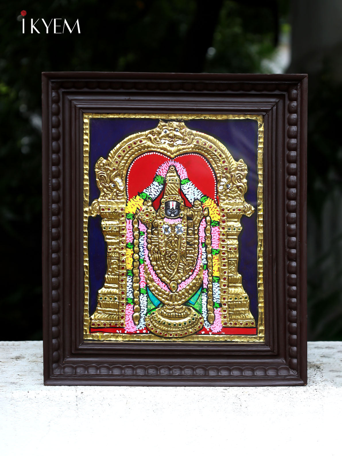 Lord Balaji - Tanjore Painting