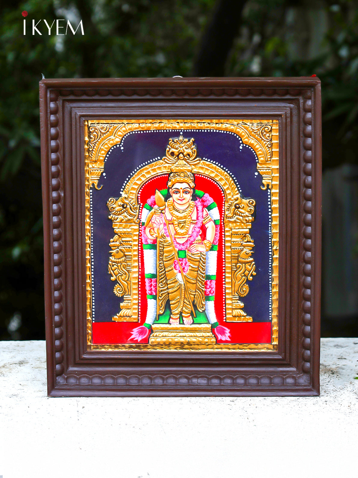 Lord Murugan - Tanjore Painting