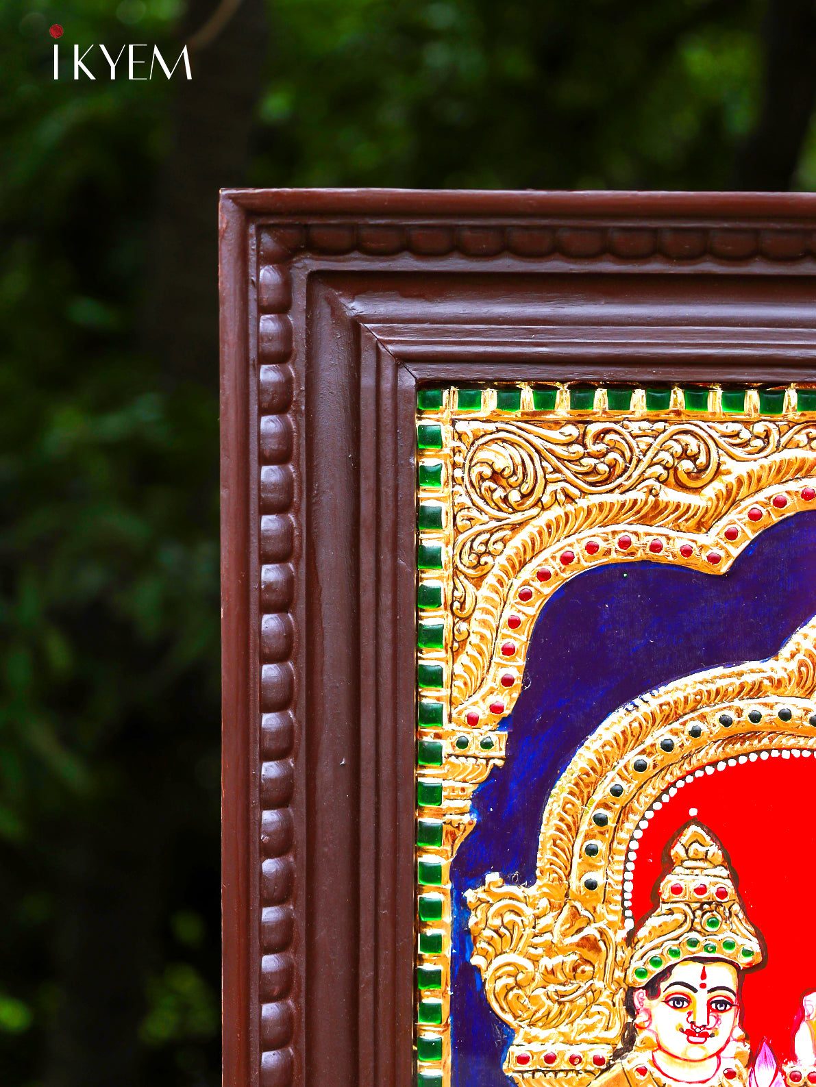 Murugan Valli Deivanai - Tanjore Painting