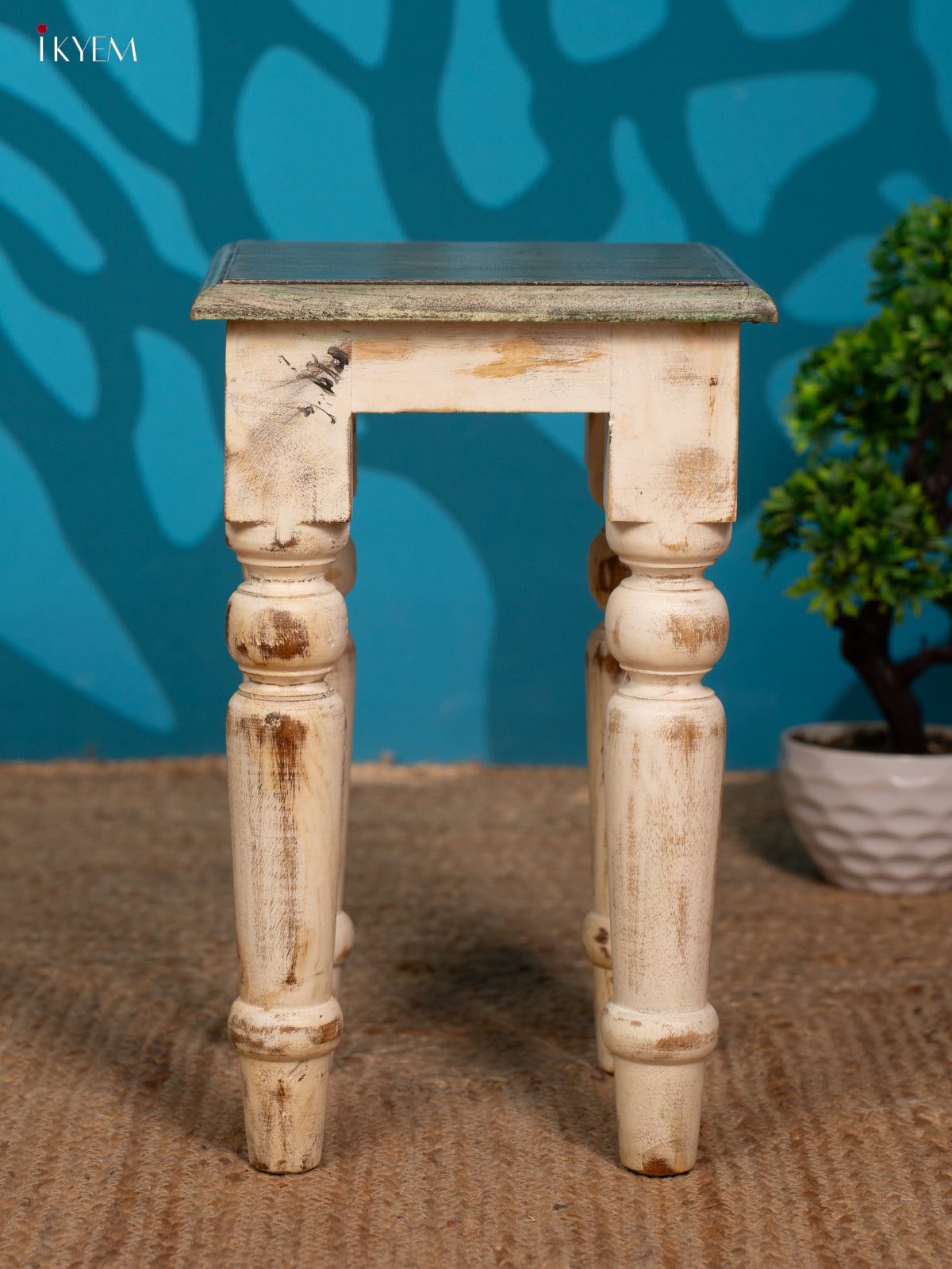 Wooden Mango Table - (15×24) Inch - 4IJ26174