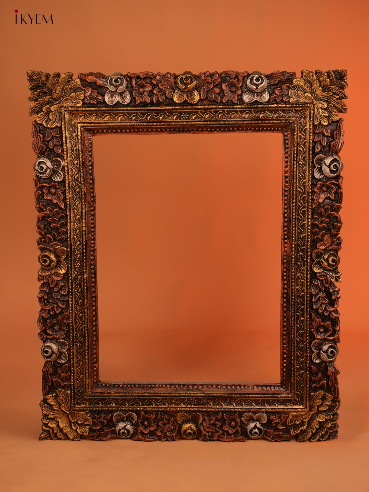 Wooden Hand Carved Mirror Frame- 4JJ01088