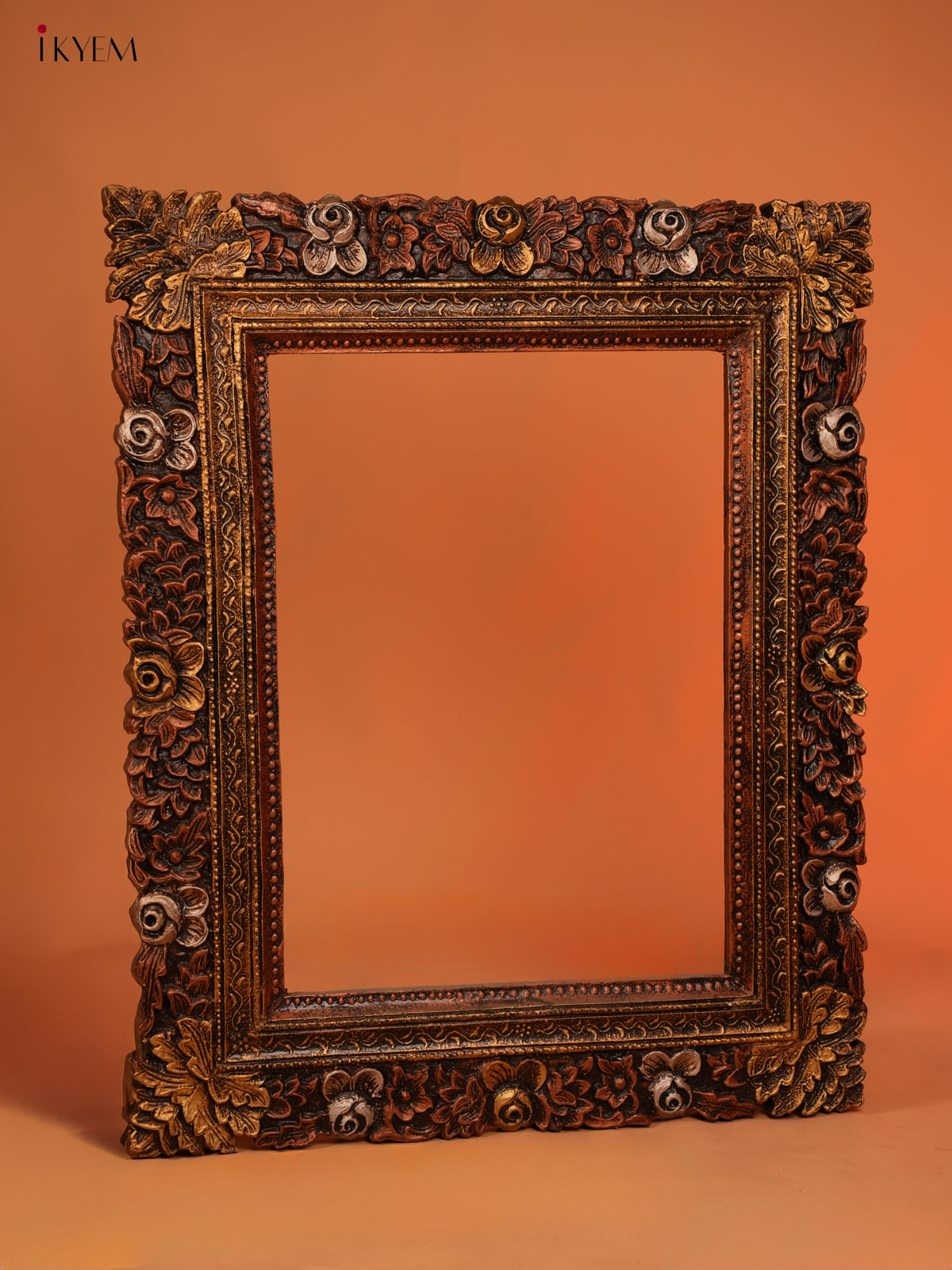 Wooden Hand Carved Mirror Frame- 4JJ01088