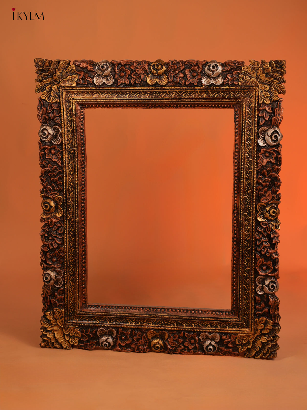 Wooden Hand Carved Mirror Frame- 4JJ01088