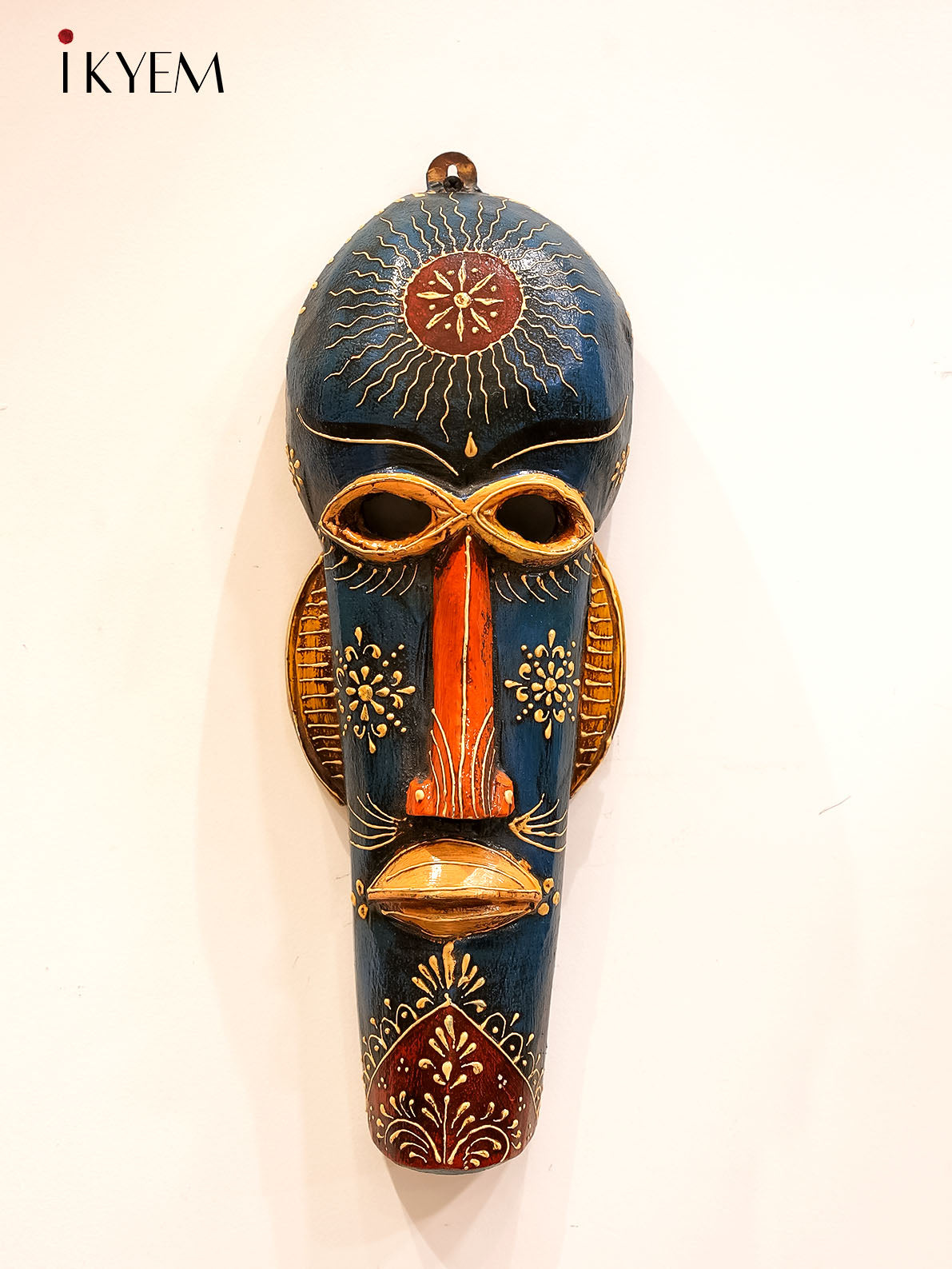 Wooden Tribal Face Mask