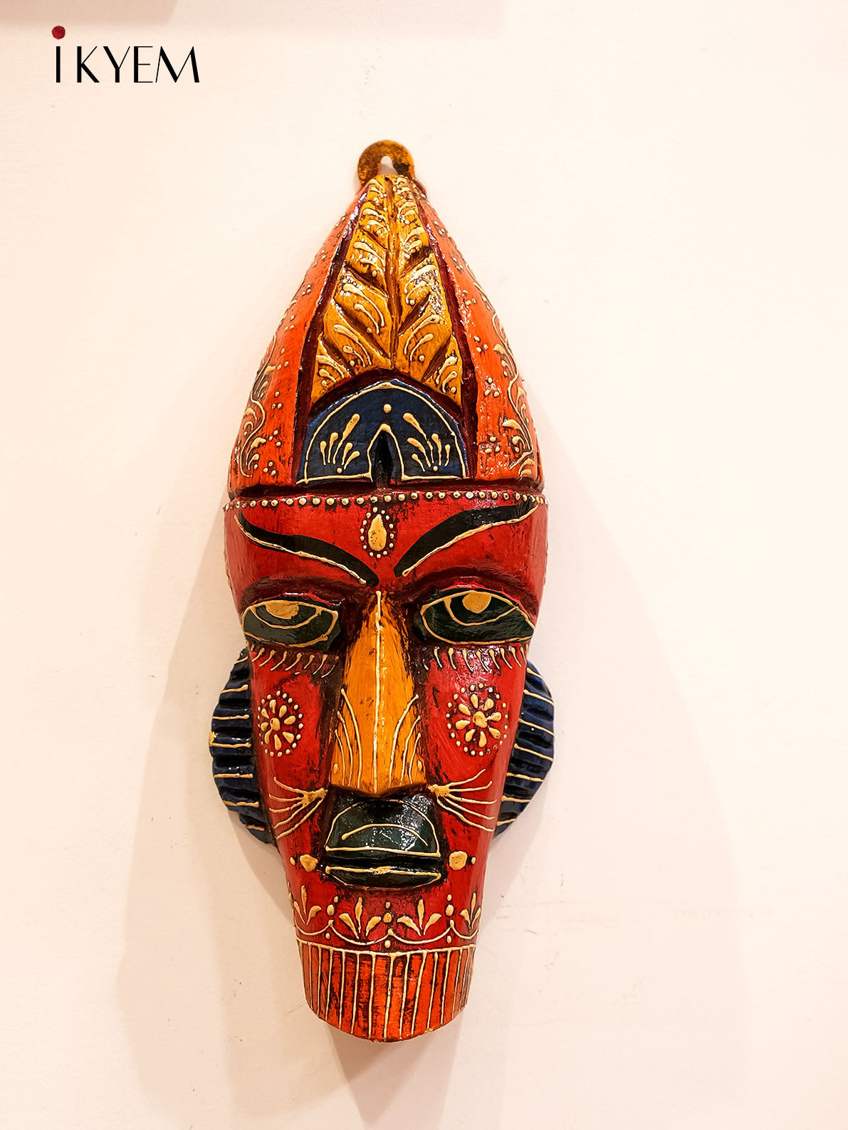 Wooden tribal  Face Mask