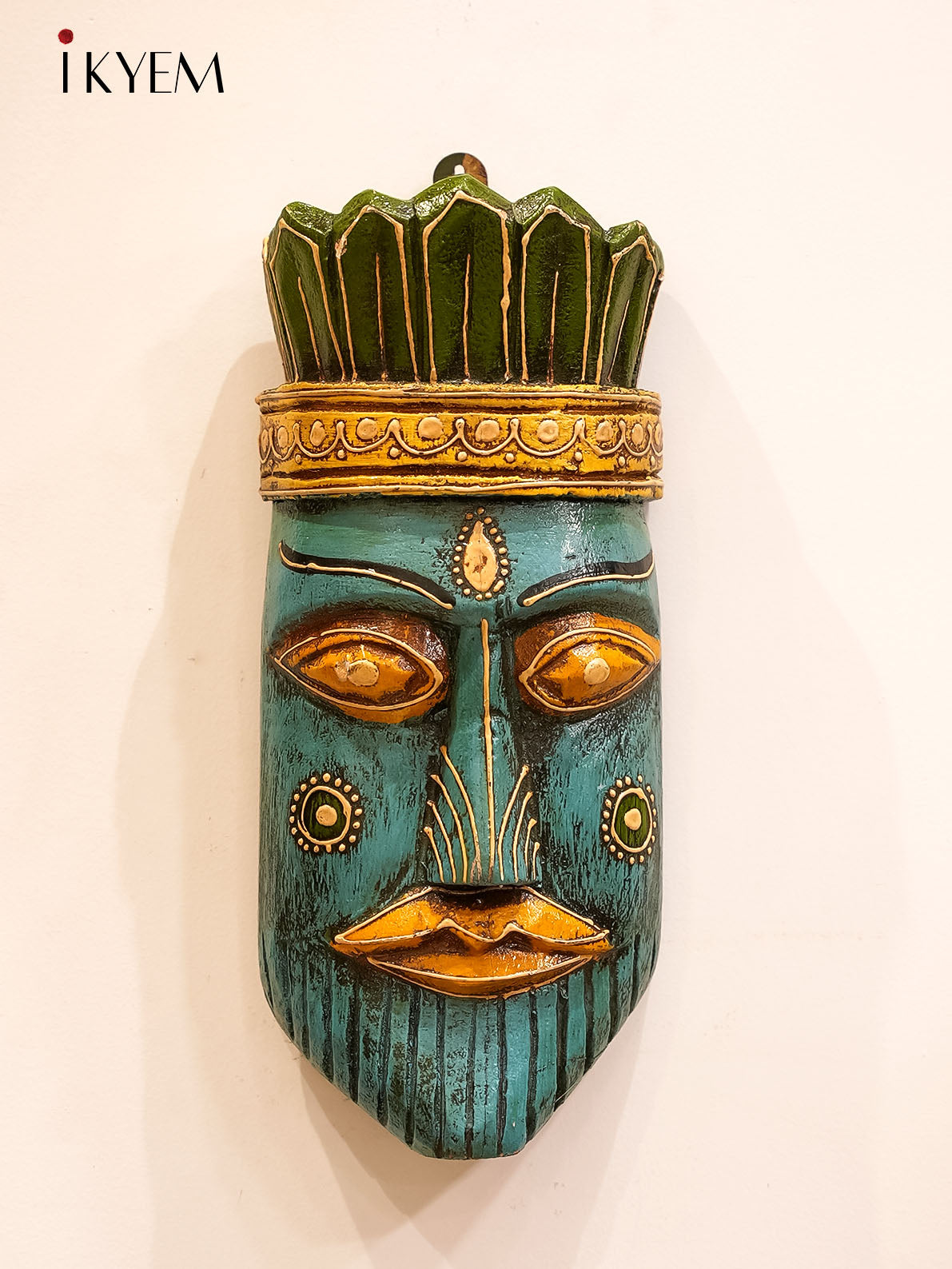 Wooden Tribal Face Mask