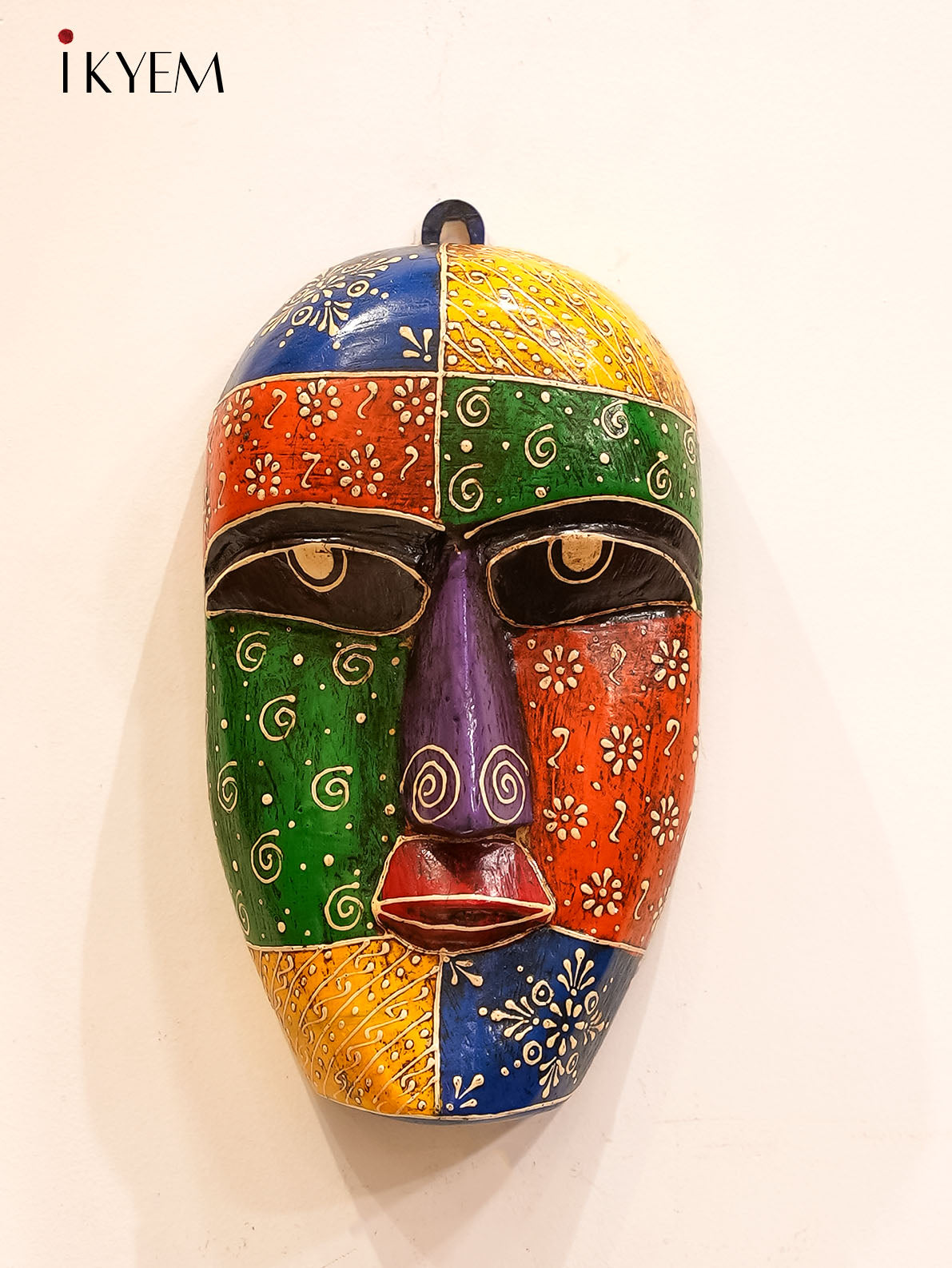 Wooden Tribal Face mask