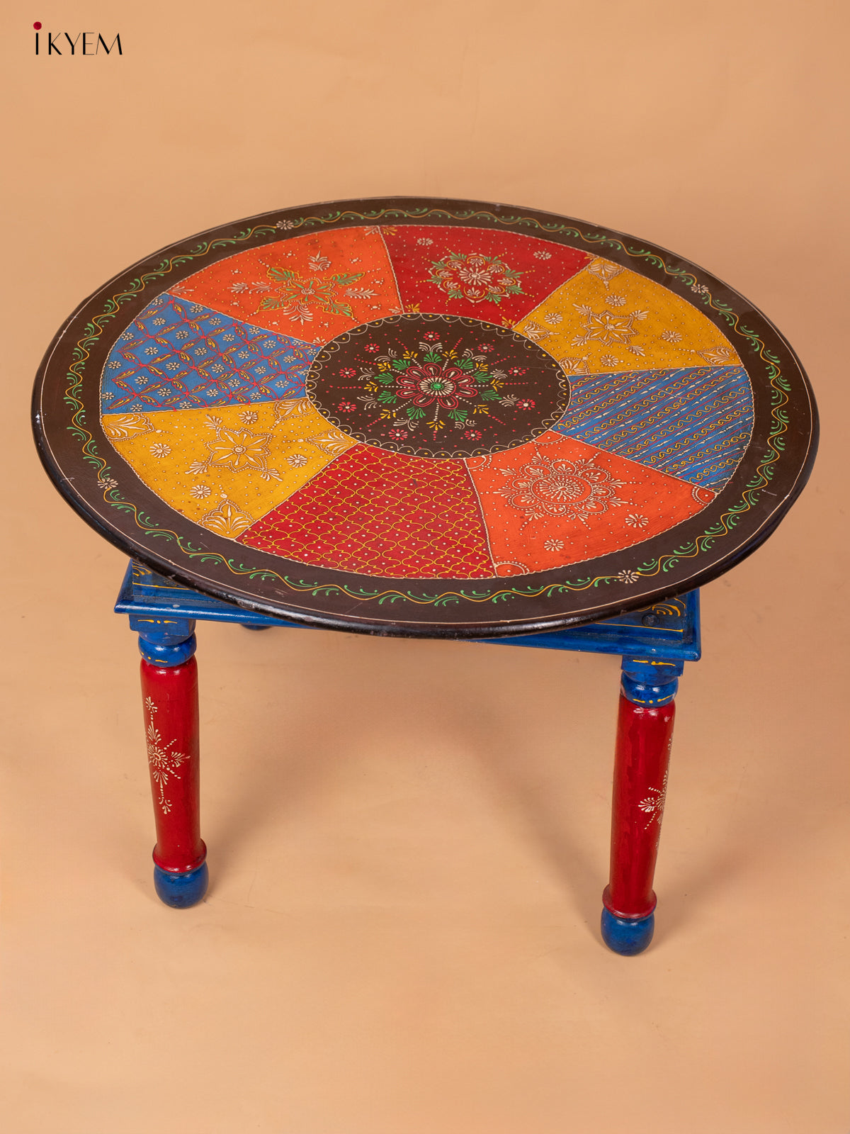 Wooden Table Hand Painted - (24×36) - 4JJ04041