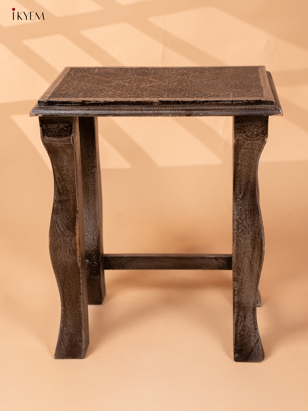 Wooden Stool Small - 18.3 Inch - 4JJ04076