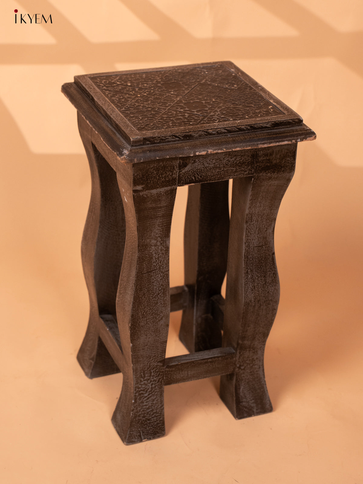 Wooden Stool - 16.1 Inch - 4JJ04077