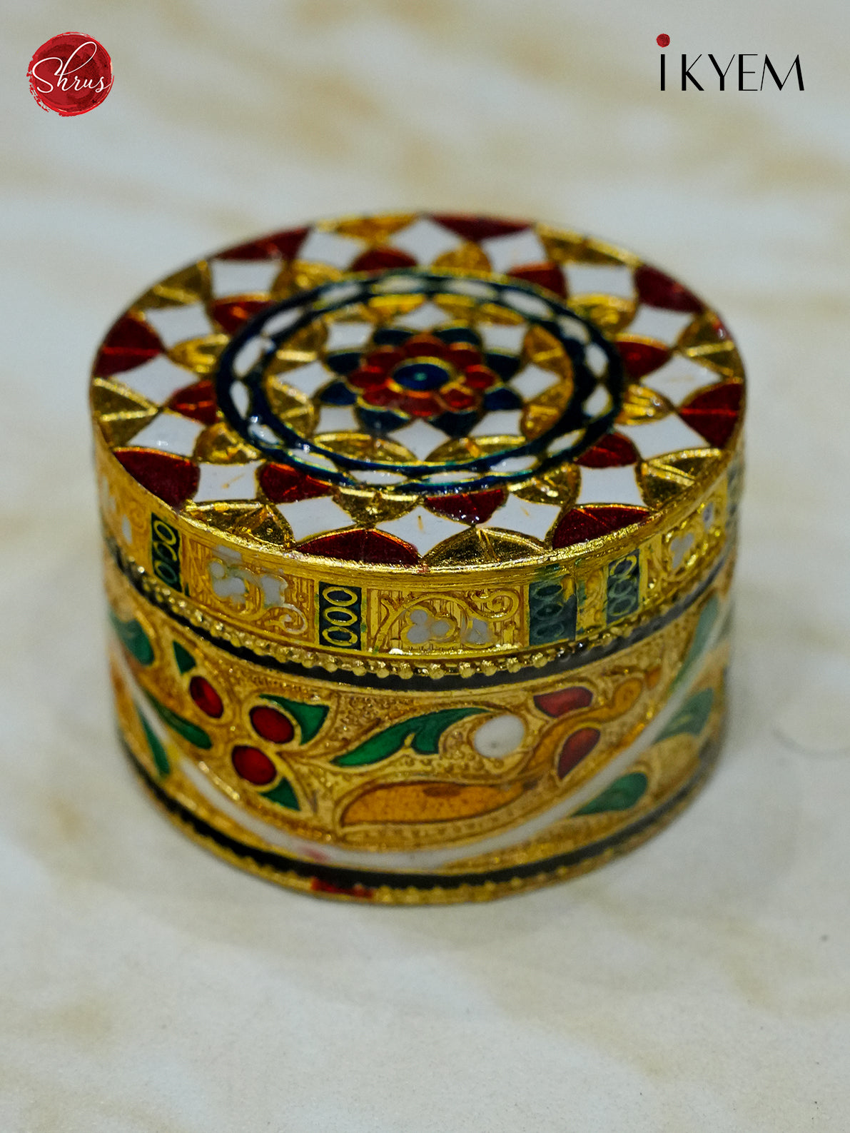 Meenakari KumKum Holder