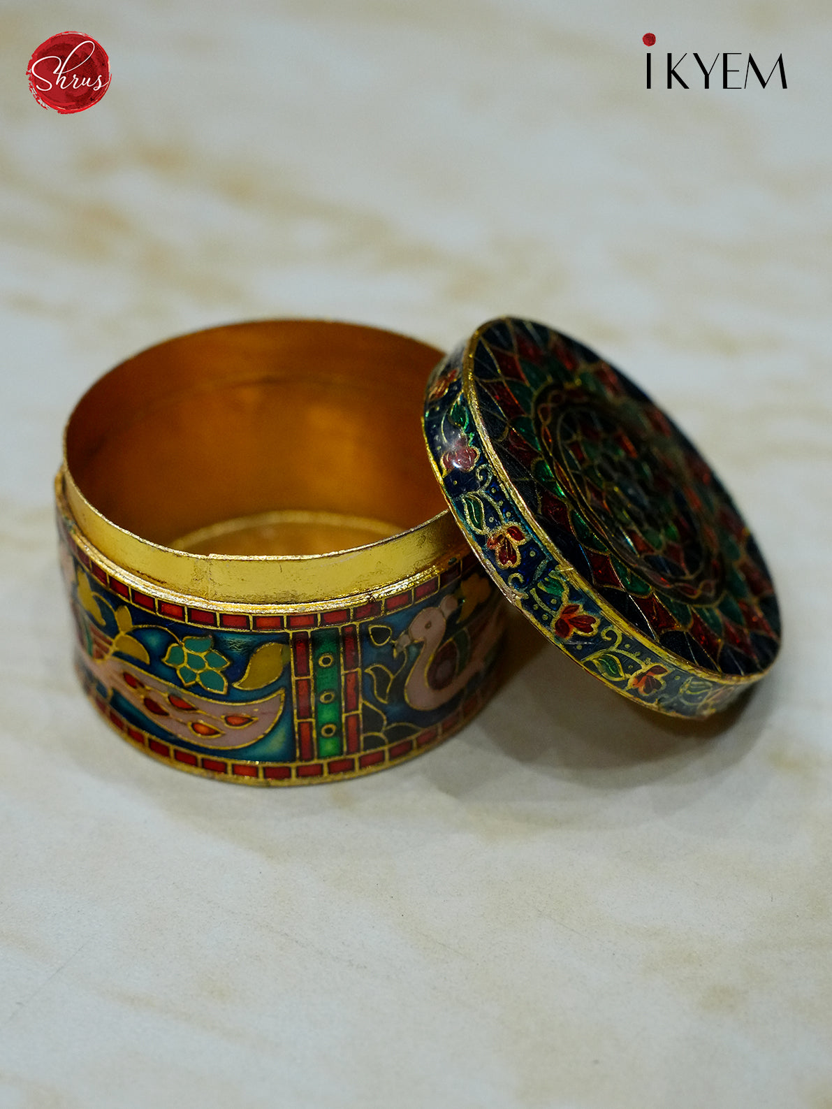 Meenakari KumKum Box