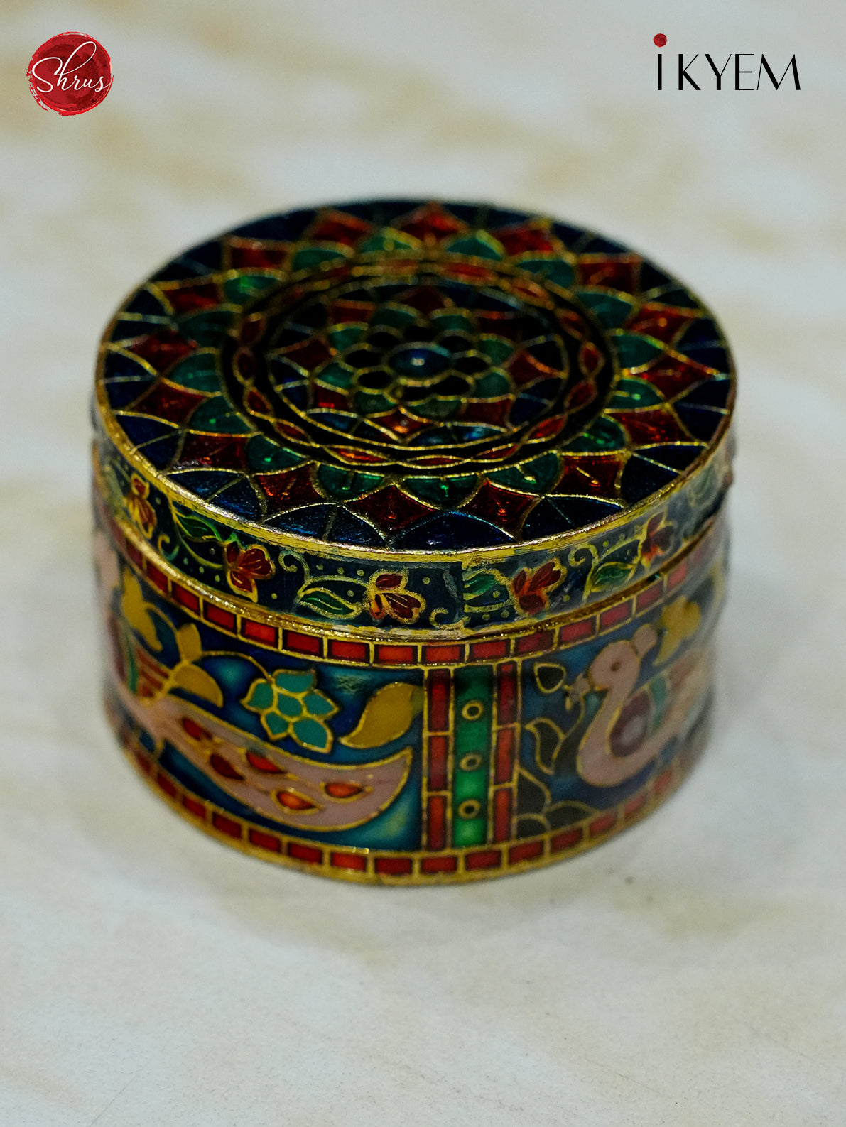 Meenakari KumKum Box