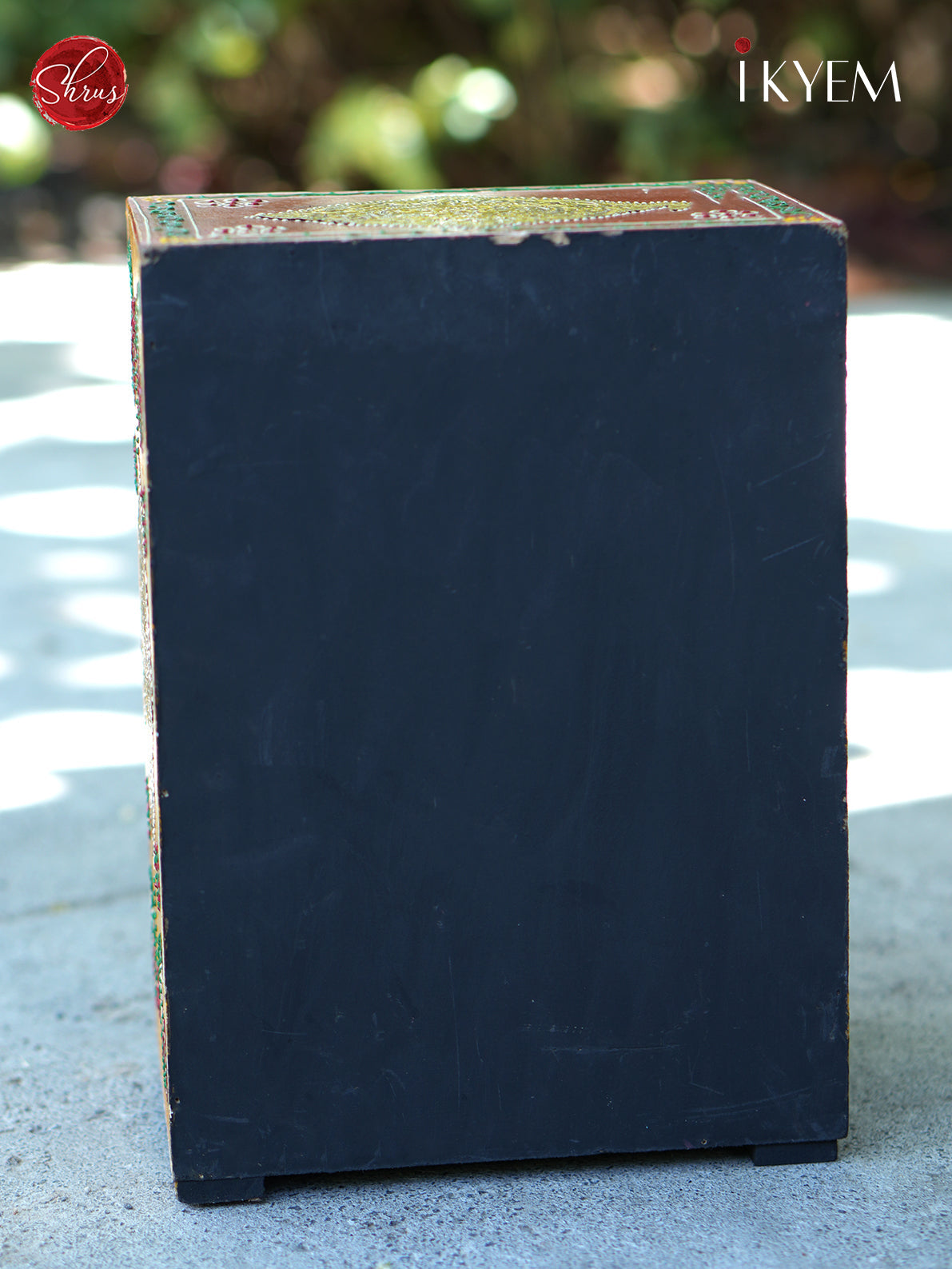 Six Drawer Embossed Wooden Box