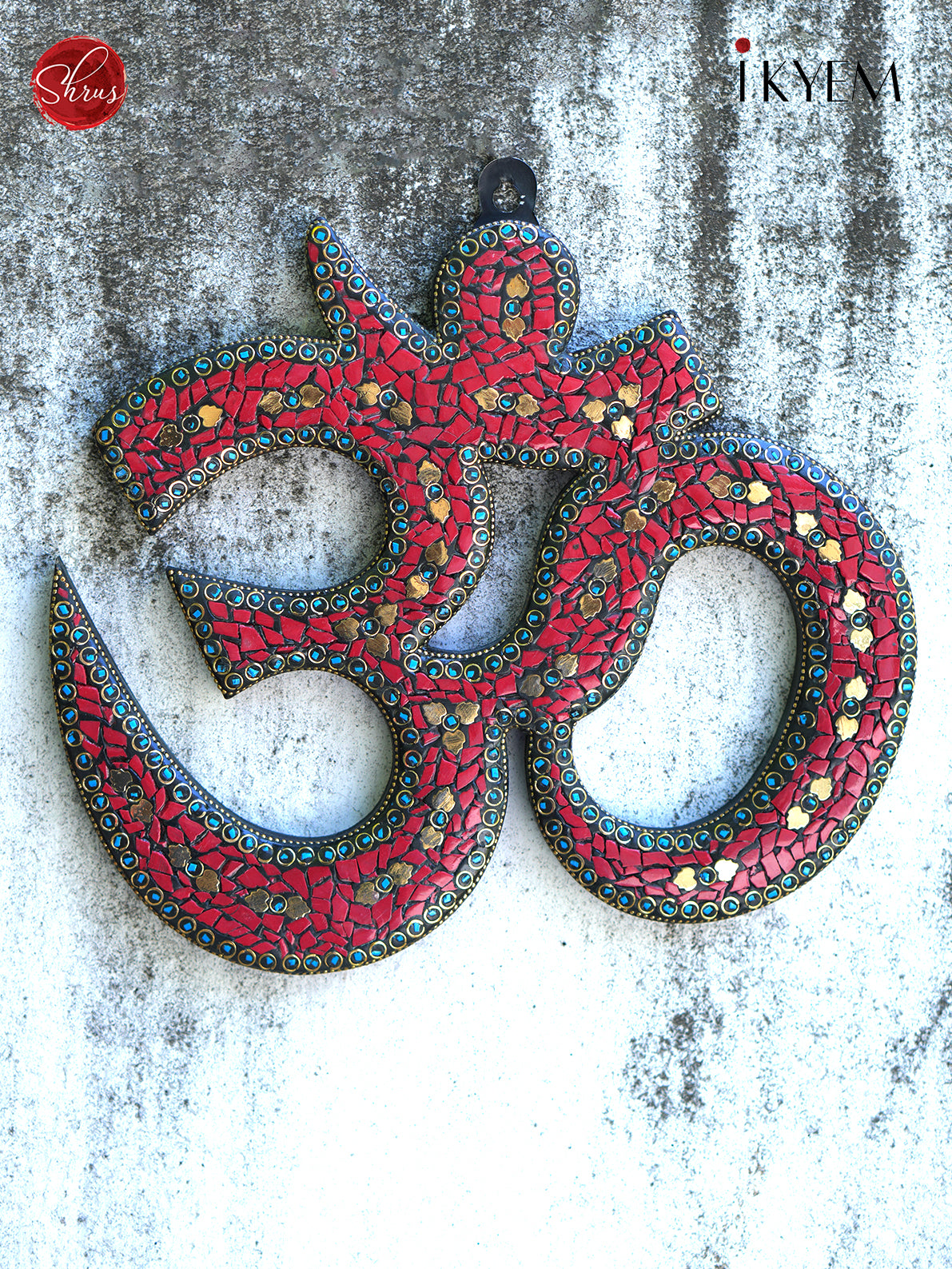 Wooden Om Wall Hanging