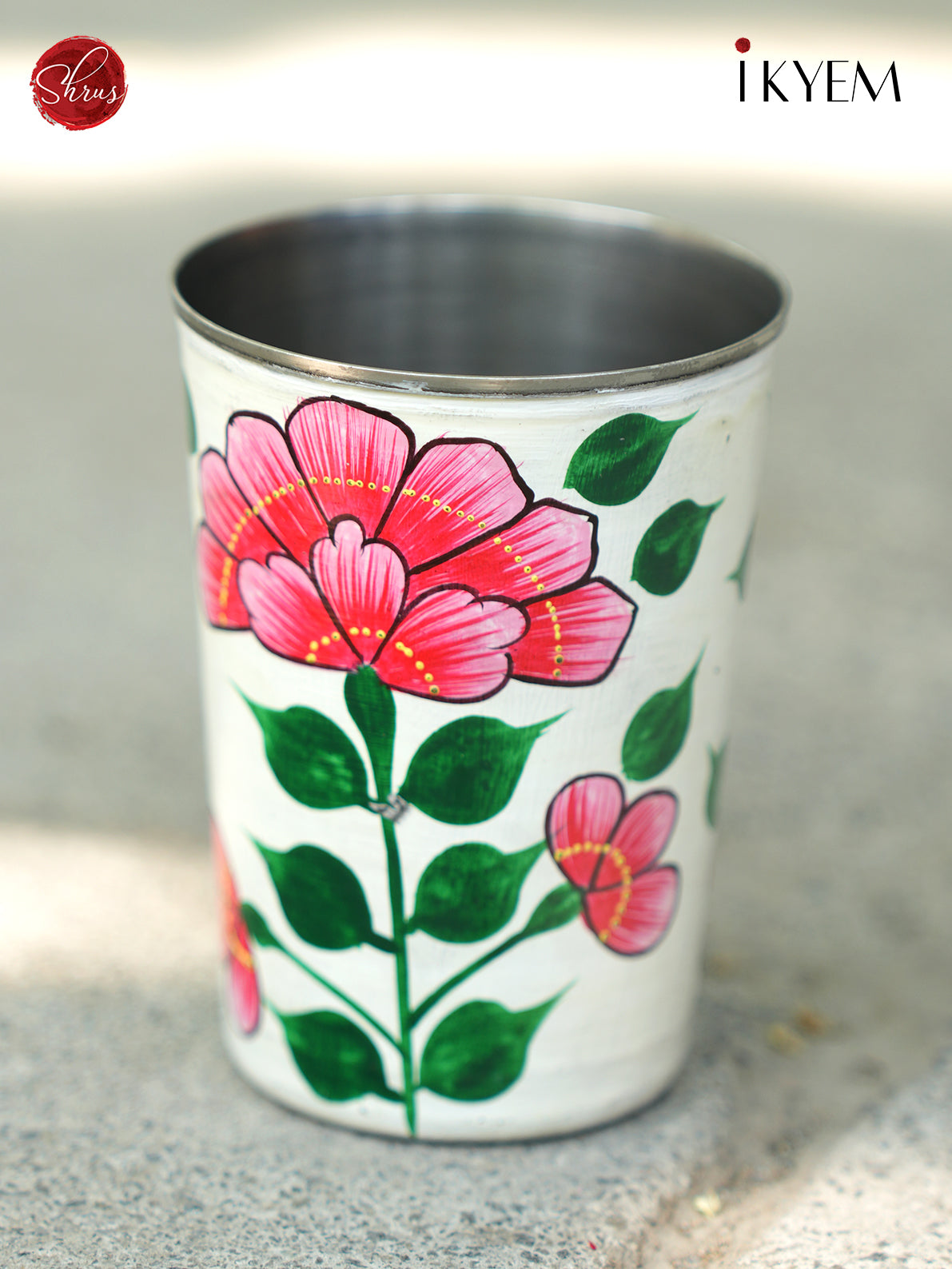 Hand Painted Enamel Tumbler