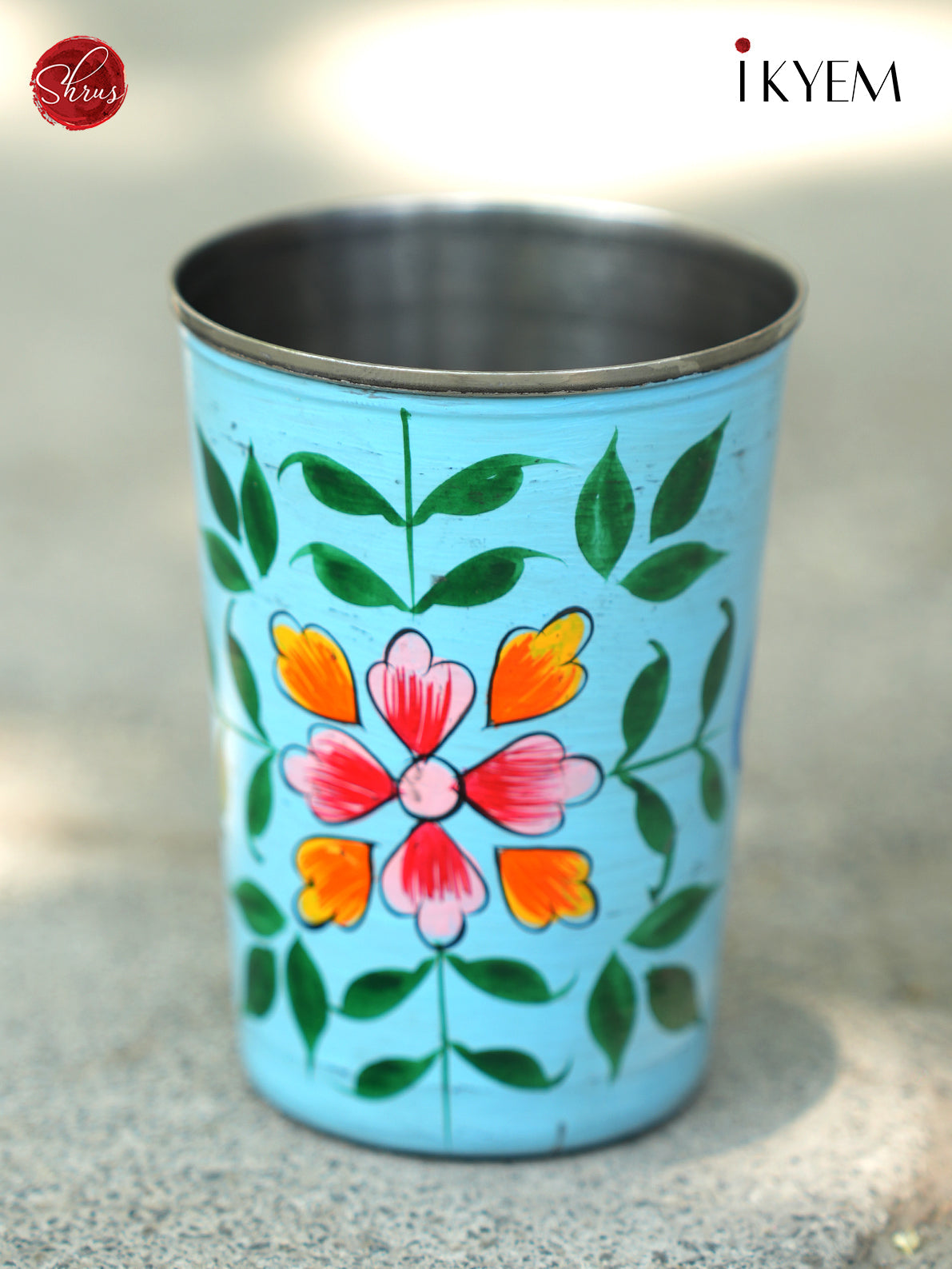 Hand Painted Enamel Tumbler