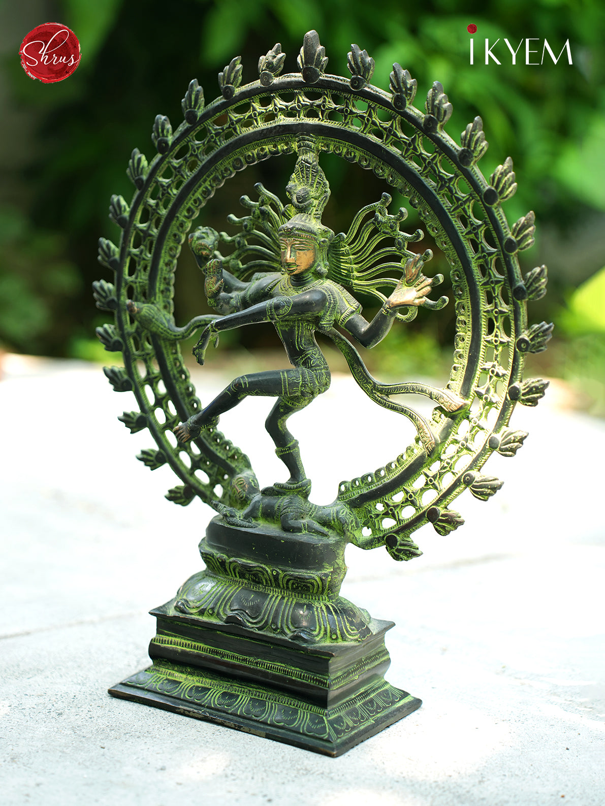 Brass Natarajar Idol (Antique Finish) 17 inches