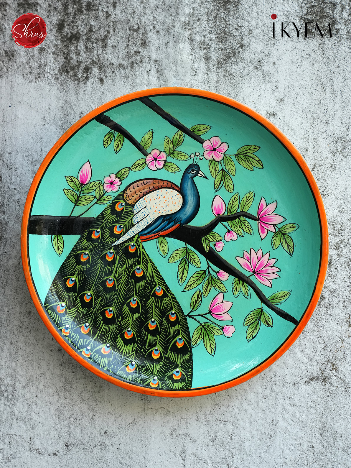 Pichwai Hand Painted wall Plate