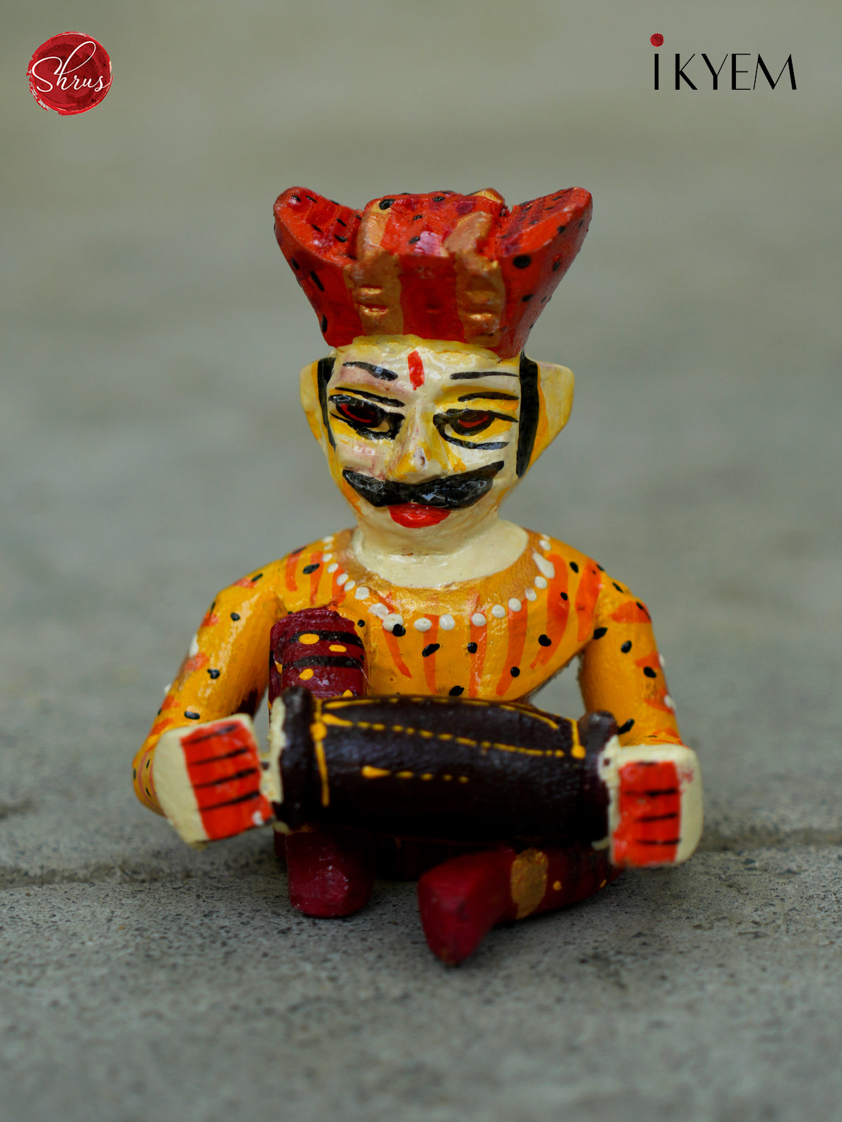 Handpainted Rajastani Babla Musician Dolls Set