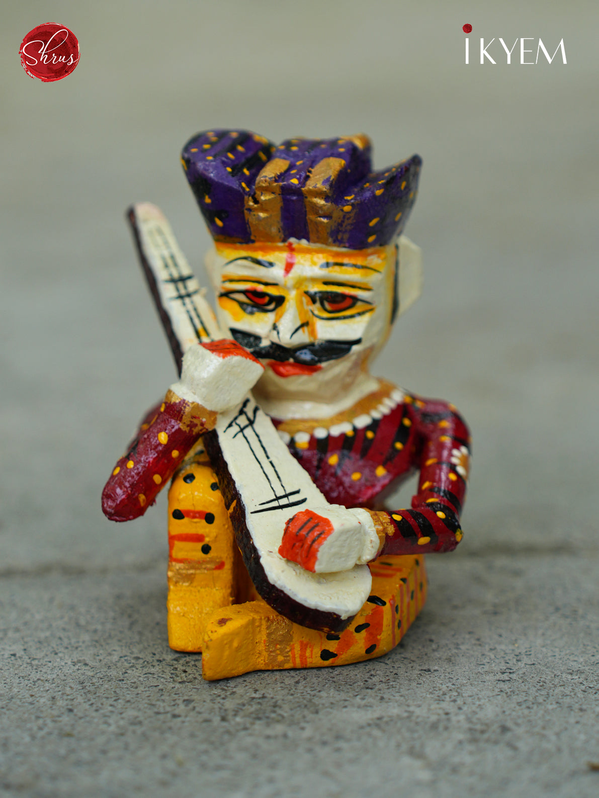 Handpainted Rajastani Babla Musician Dolls Set