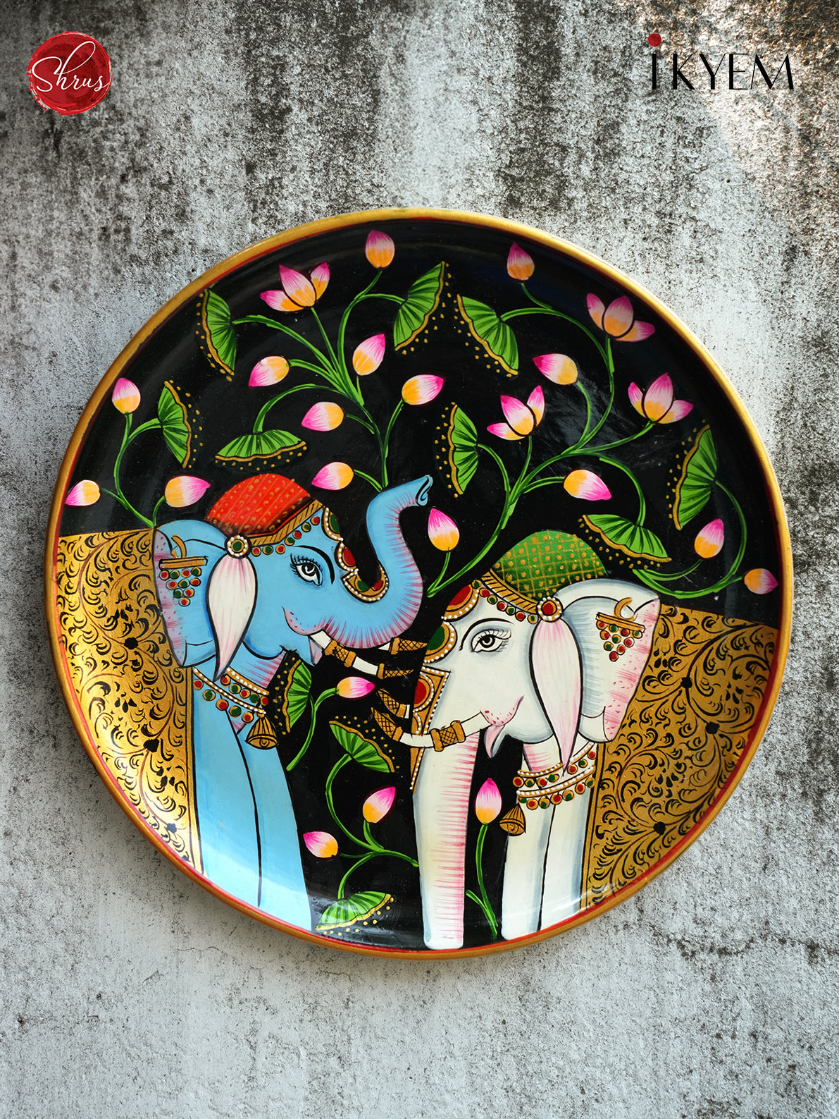 Hand Painted Pichwai Wall Plate