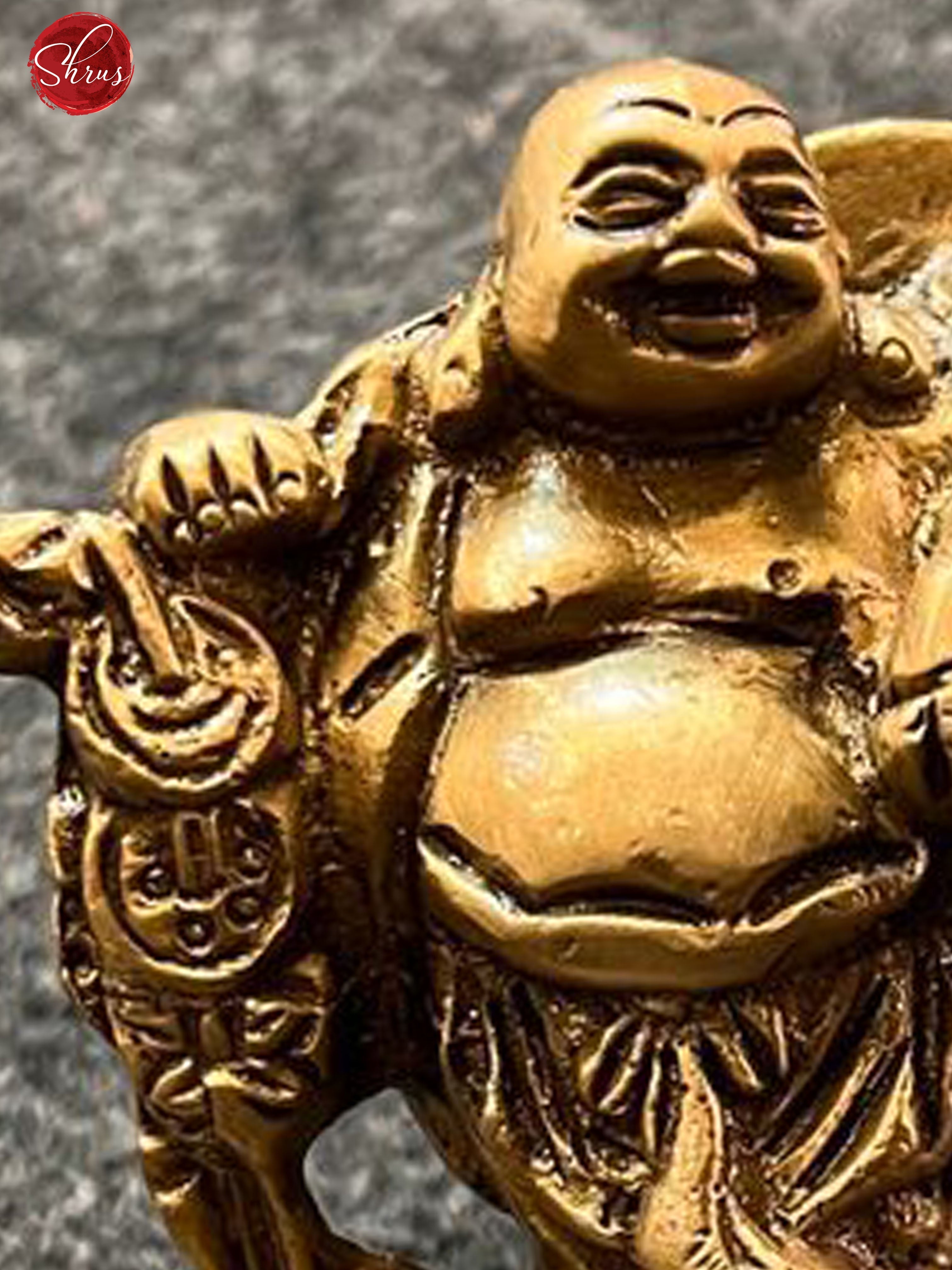 Ancient Antique Finish Laughing Buddha for happy homes - Shop on ShrusEternity.com