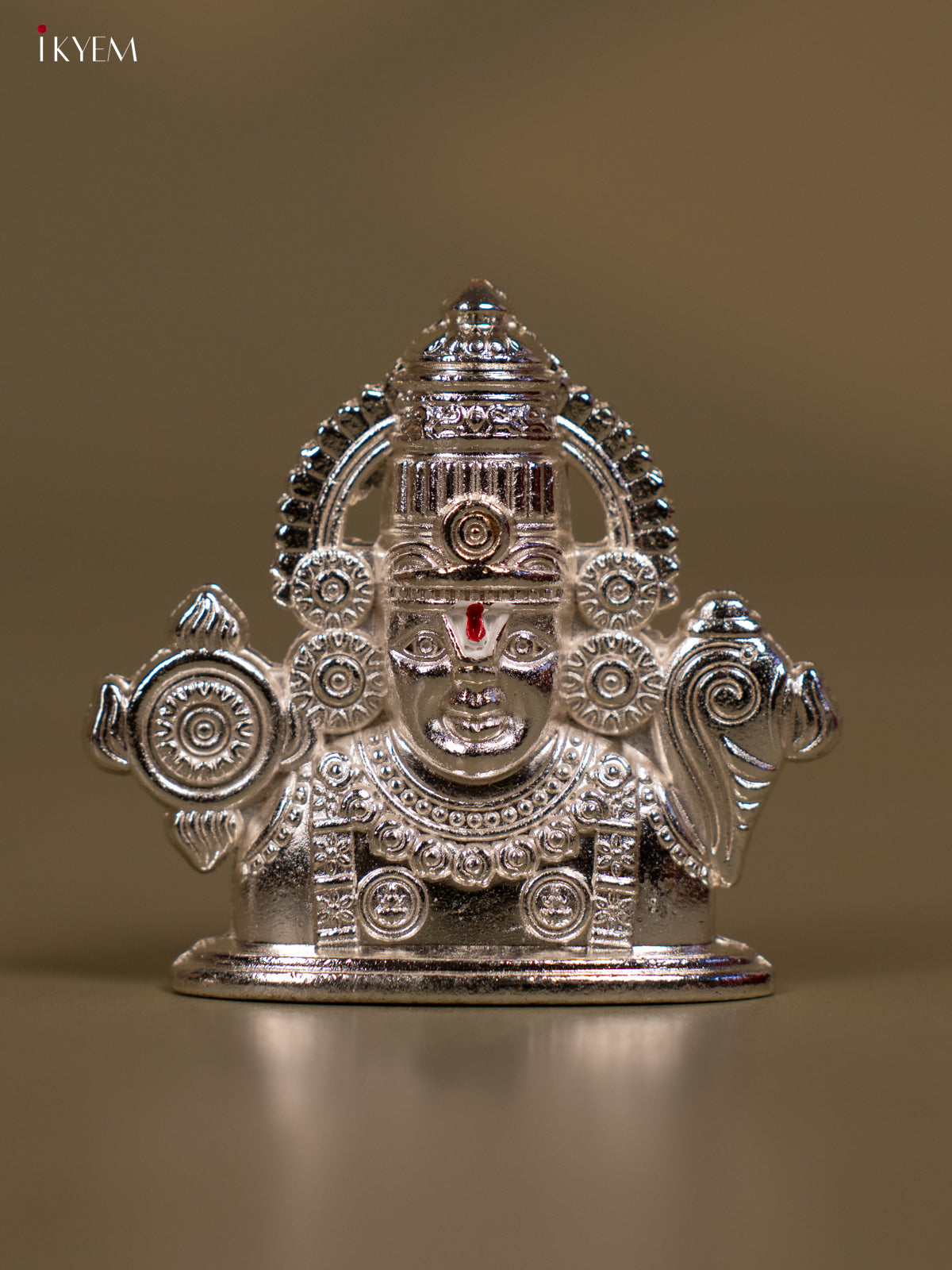 Silver Plated Tirupathi Balaji - KB11112