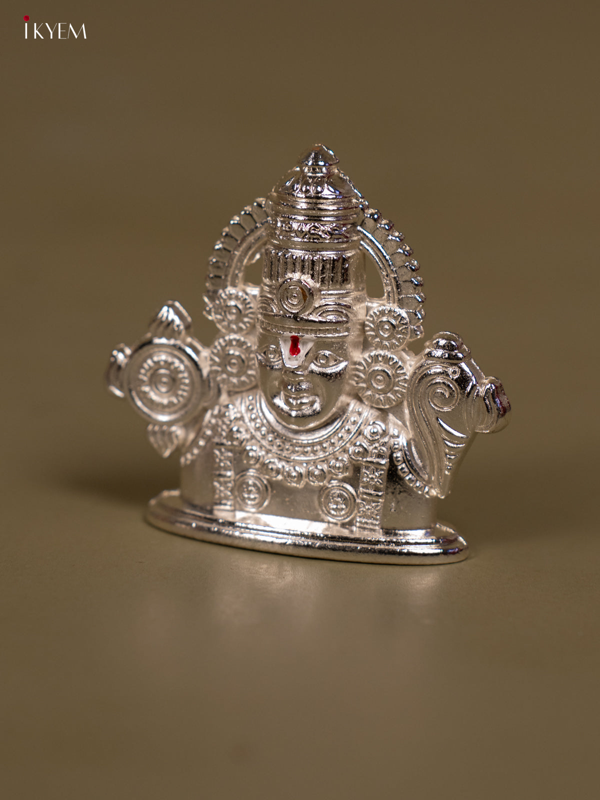 Silver Plated Tirupathi Balaji - KB11112