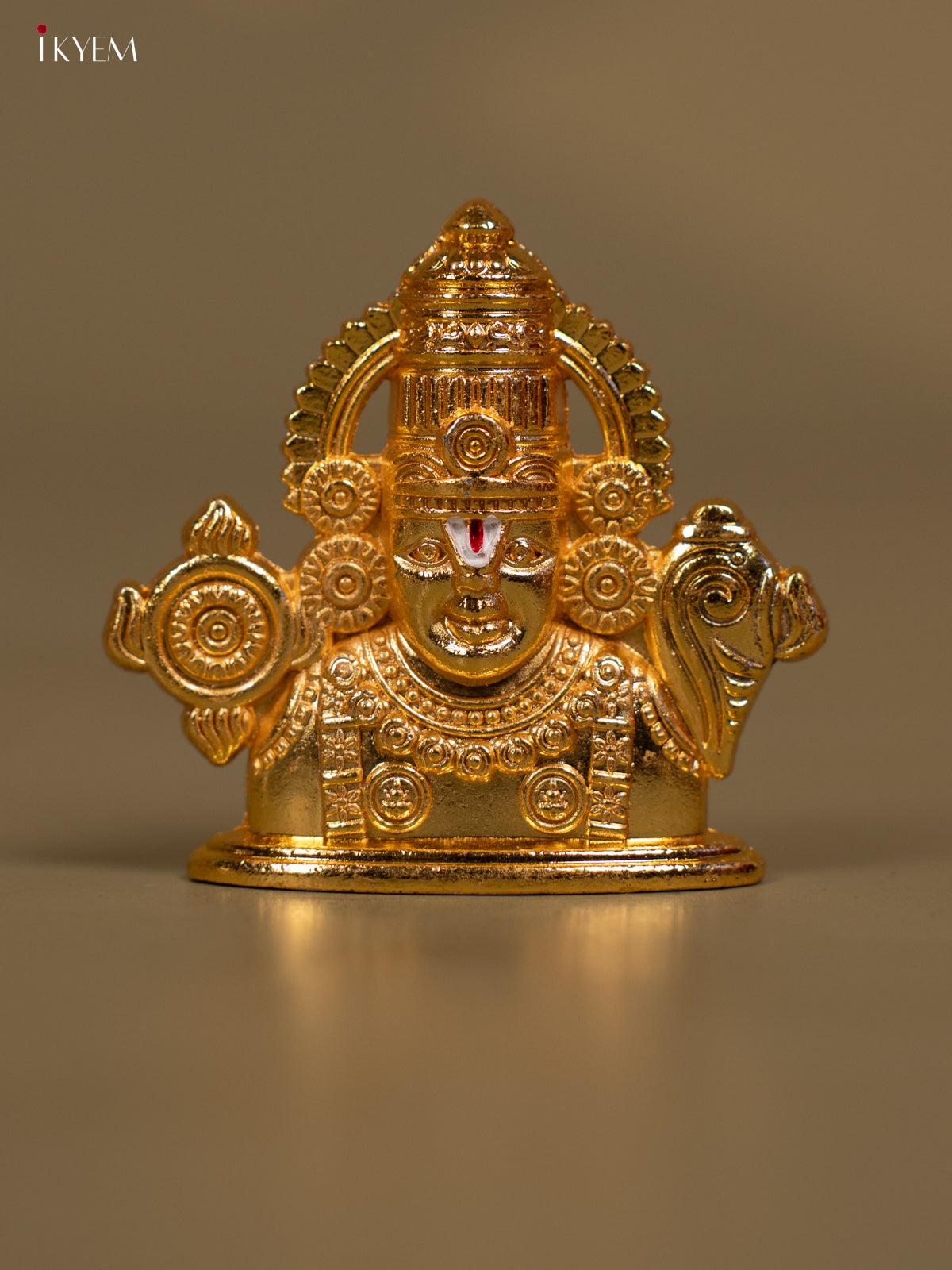 Gold Plated Tirupathi Balaji - KB11111