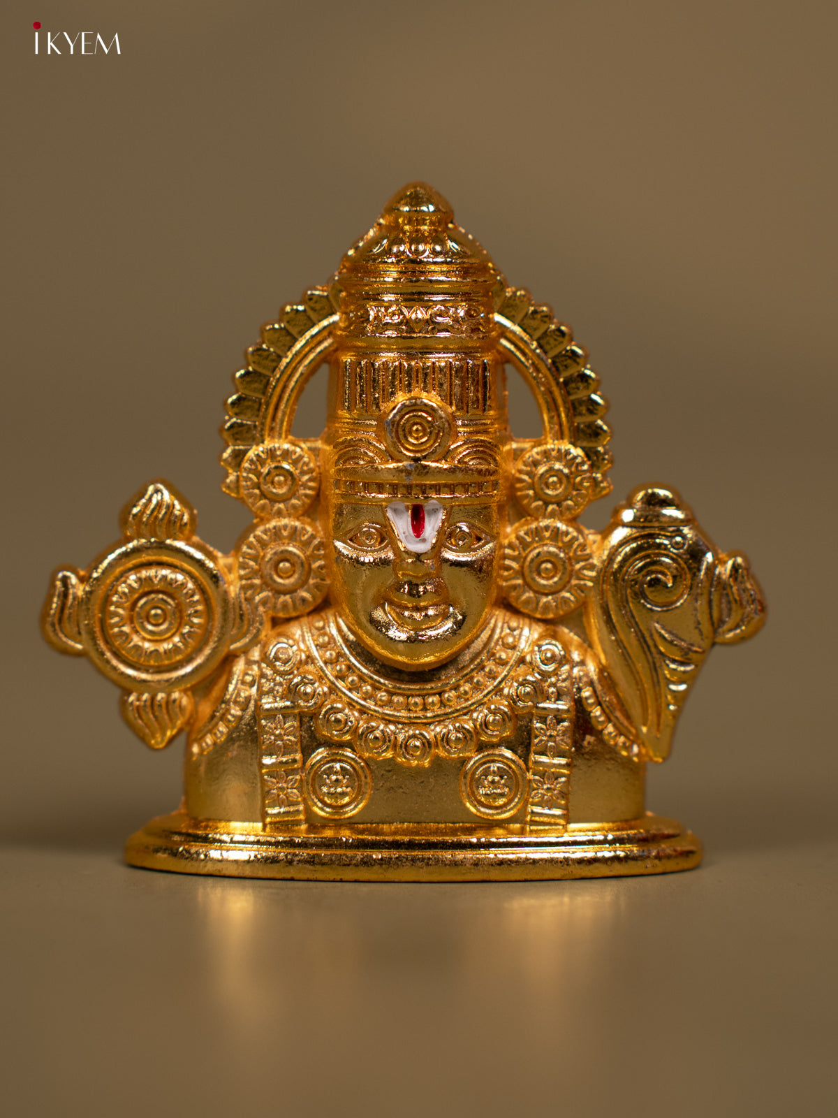 Gold Plated Tirupathi Balaji - KB11111