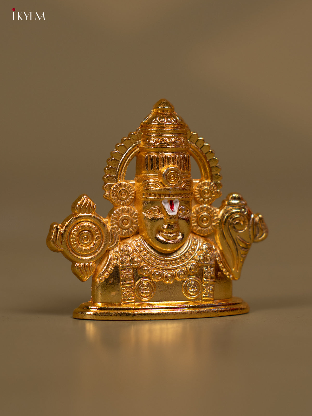 Gold Plated Tirupathi Balaji - KB11111