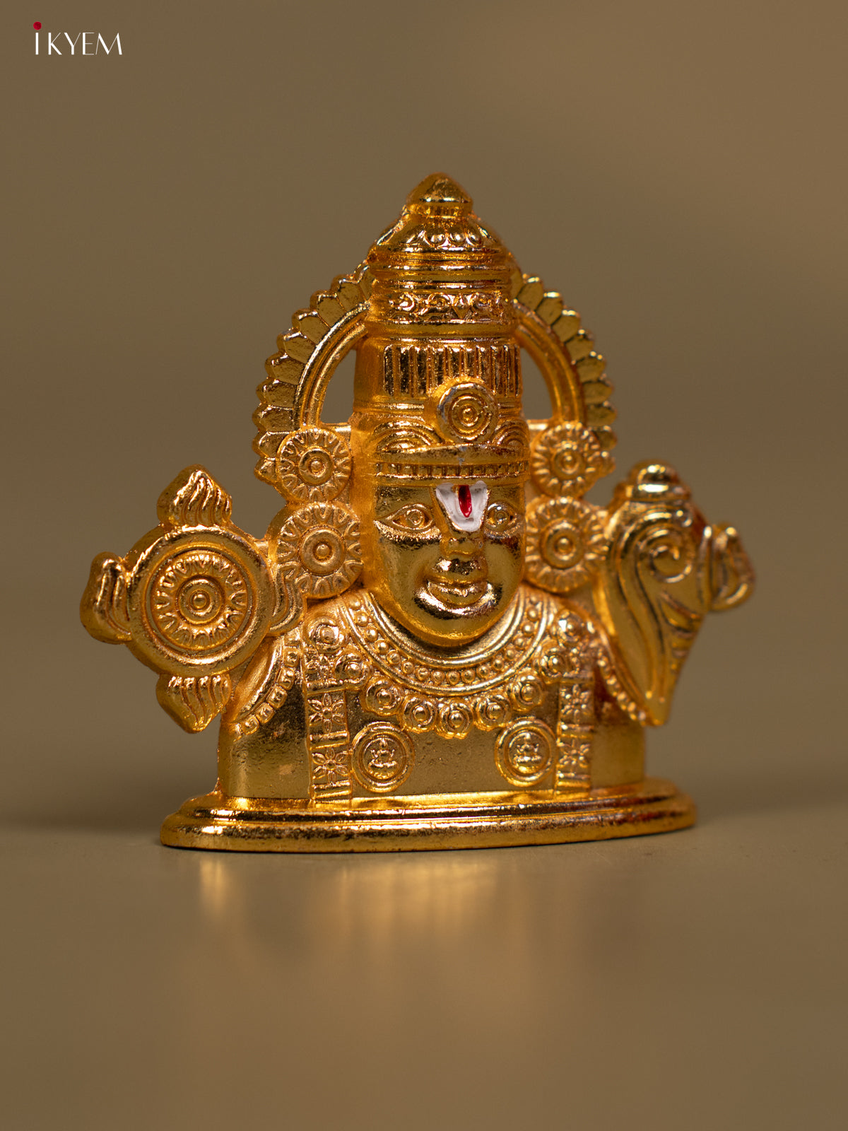 Gold Plated Tirupathi Balaji - KB11111