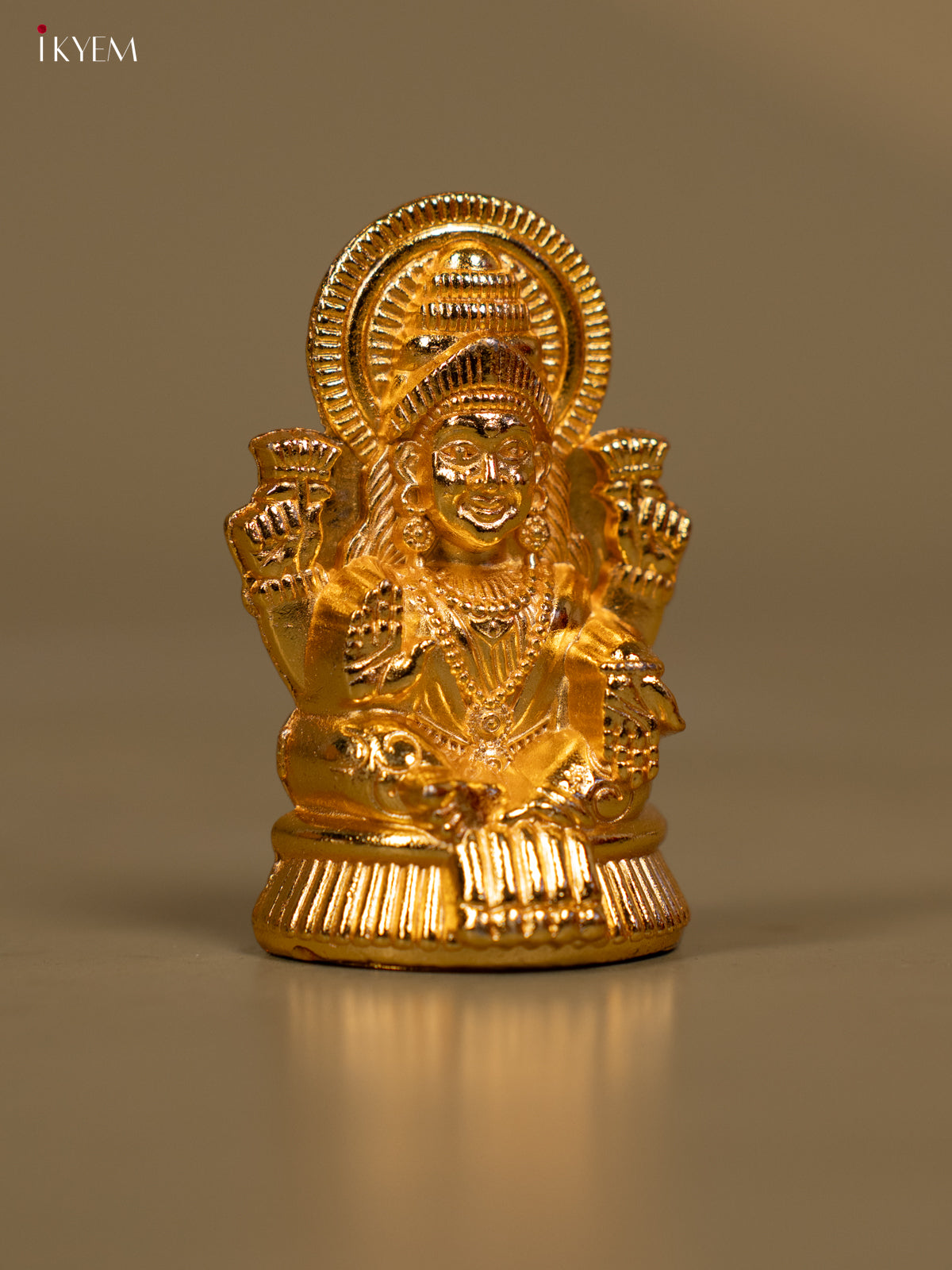 Gold Plated Lakshmi Ganesh Idol - Set of 2 - KB11115