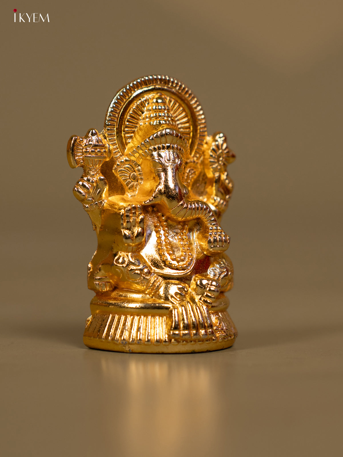 Gold Plated Lakshmi Ganesh Idol - Set of 2 - KB11115