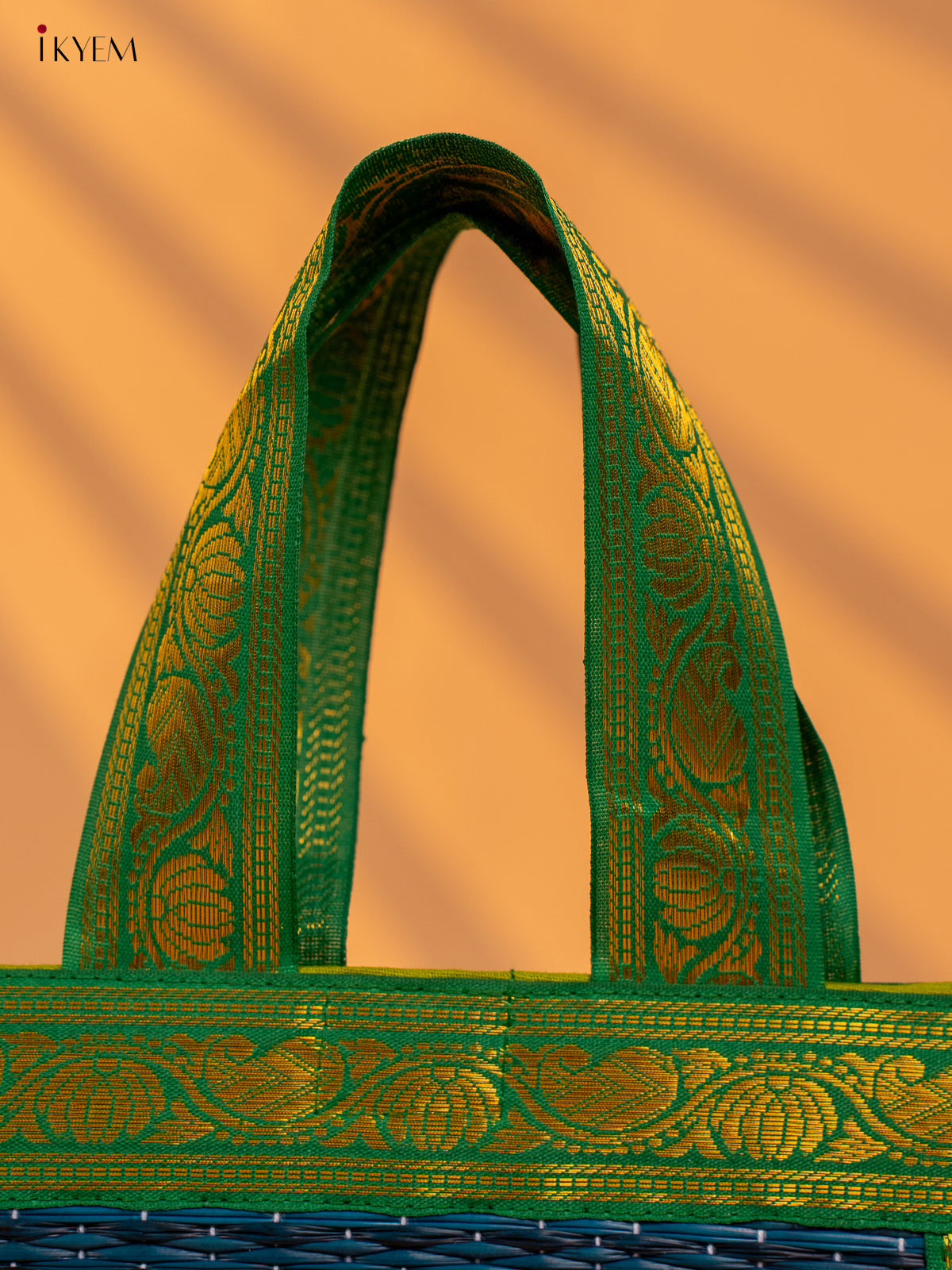 Colourful Korai Bag with Banarasi Borders - Big - KB11121