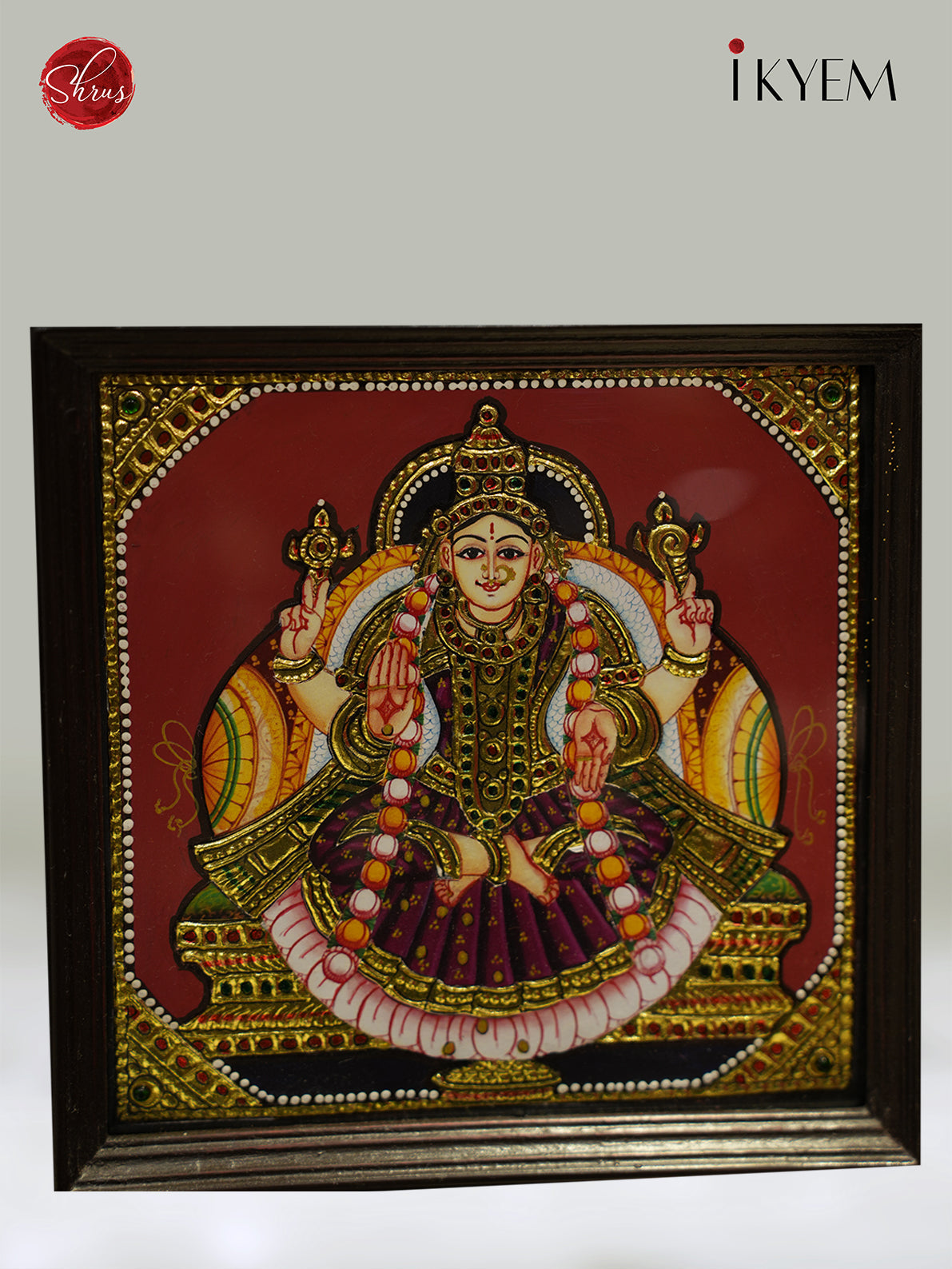 Tanjore Painting - Ashtalakshmi - KL11118