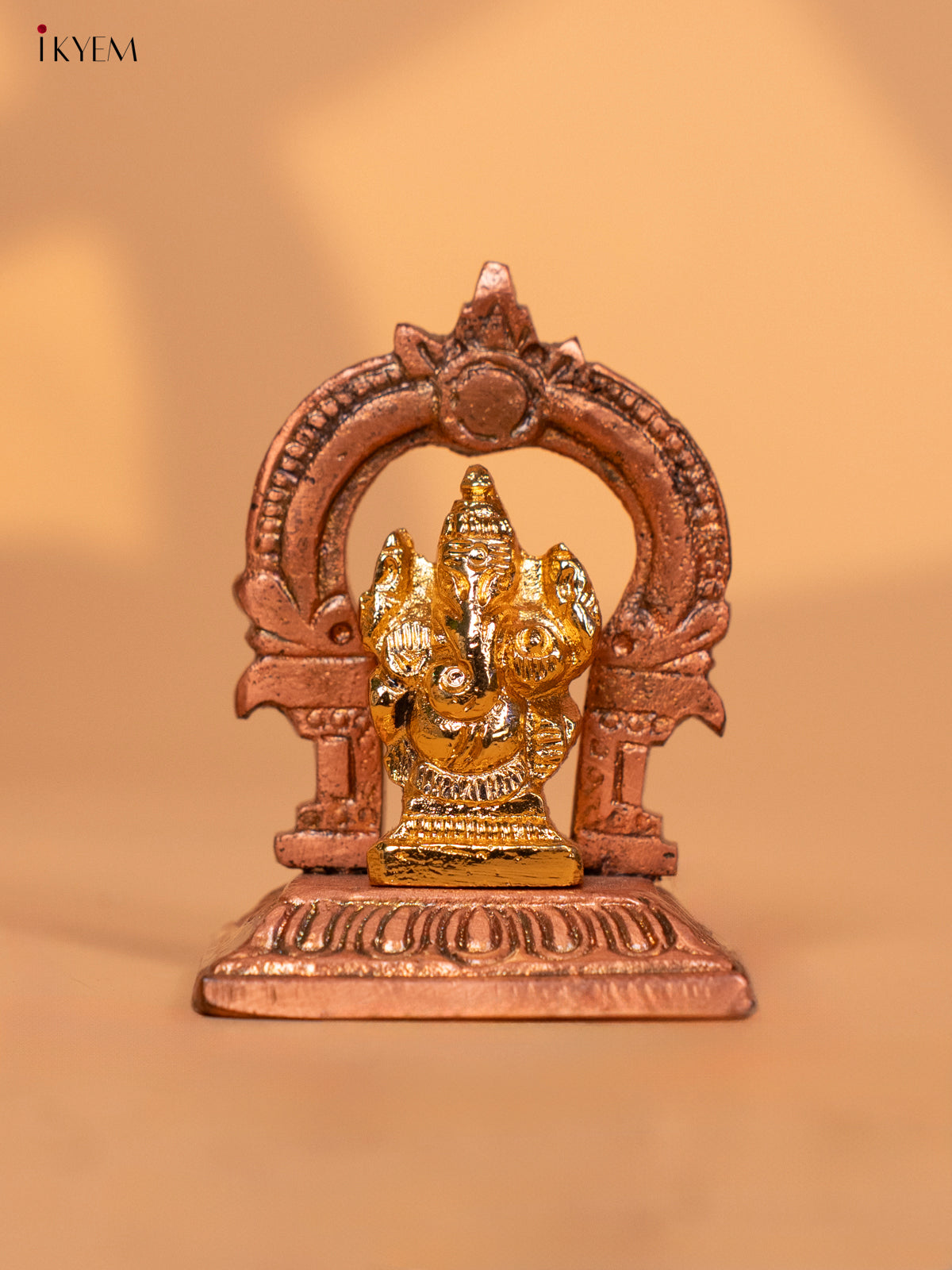 24 Kt Gold Coated Ganesha- 2.2 Inch