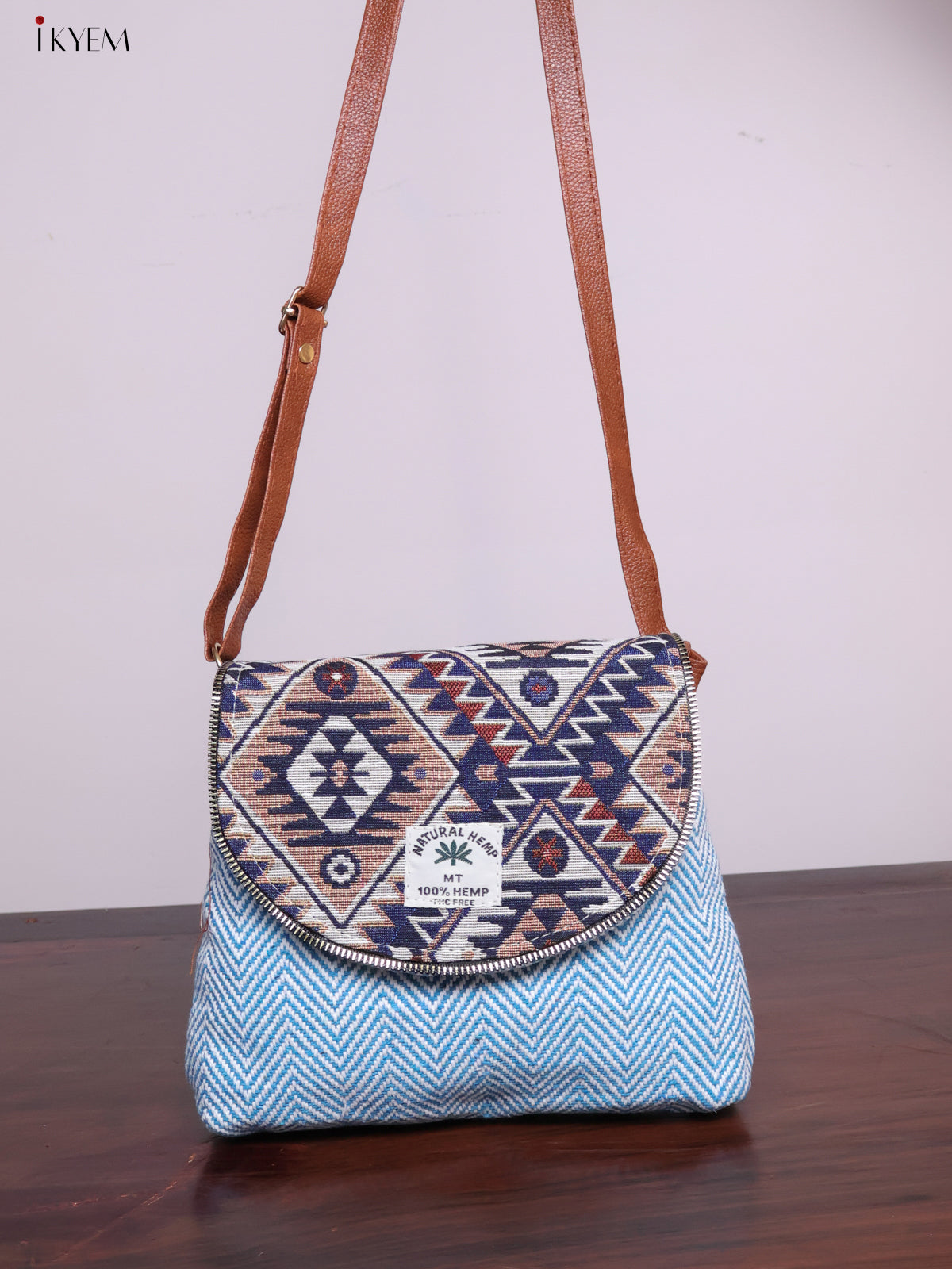 Designer Sling Bag - Light Blue - KL20112