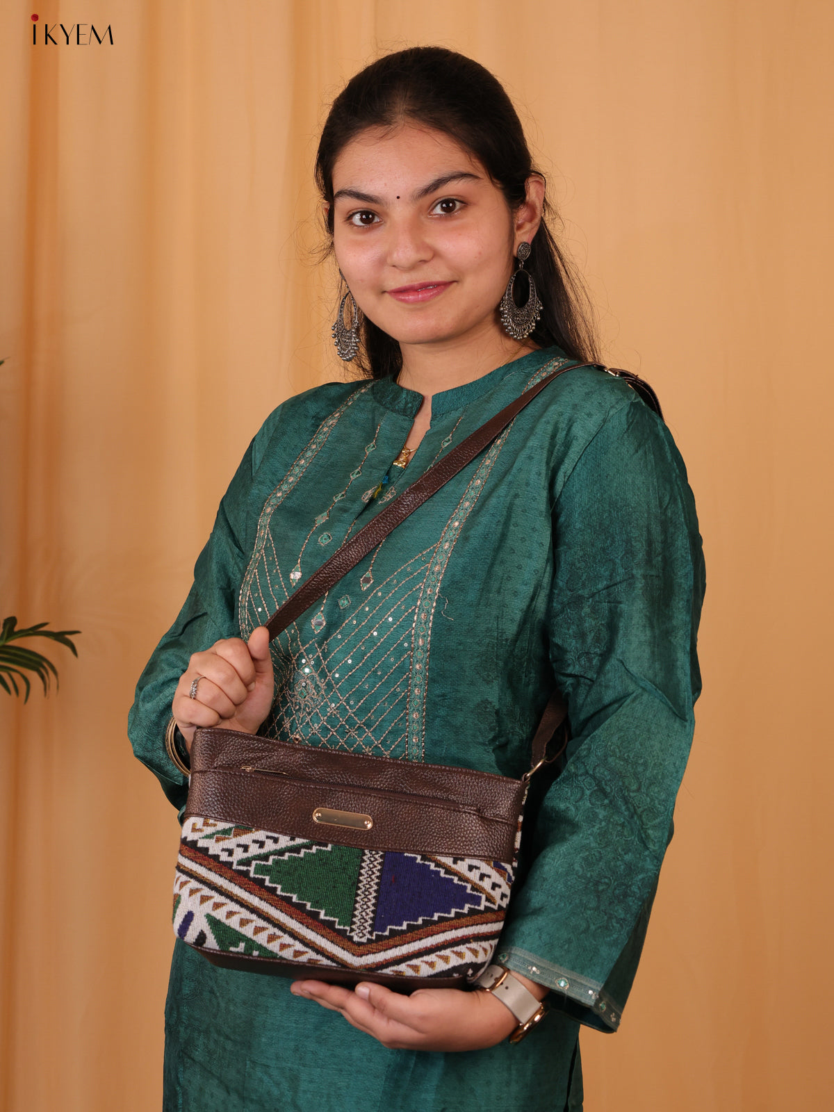 Jacquard Sling Bag - Small - Design 4 - KL20159