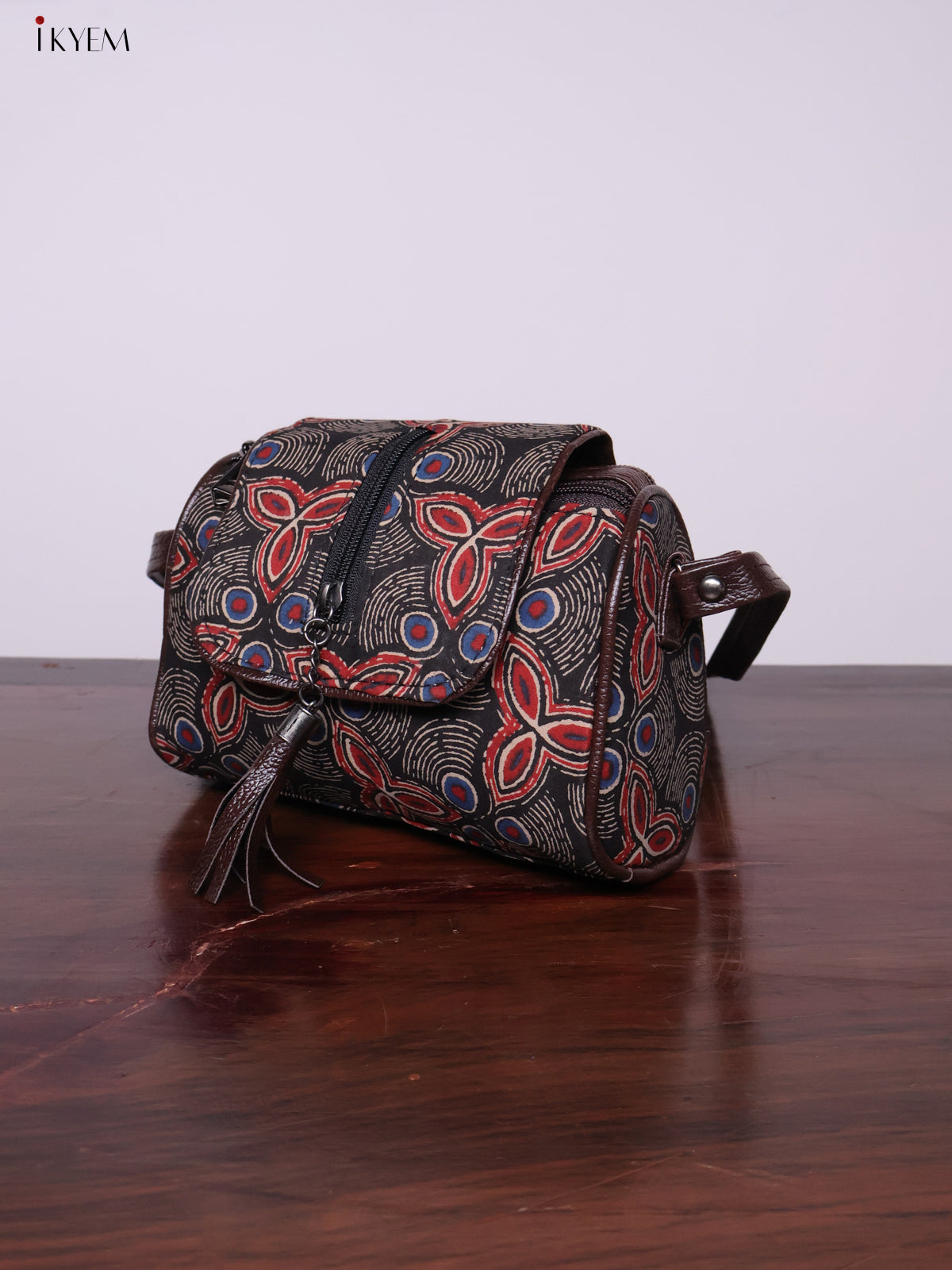 Cotton Printed Sling Bag - Floral - KL20139