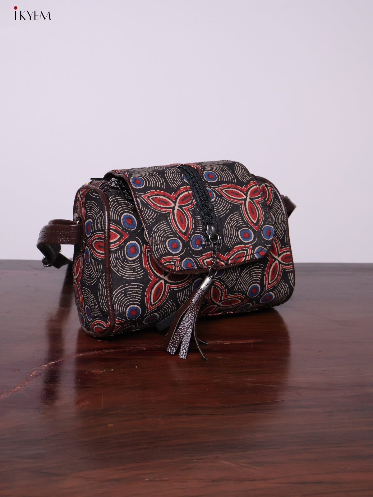 Cotton Printed Sling Bag - Floral - KL20139