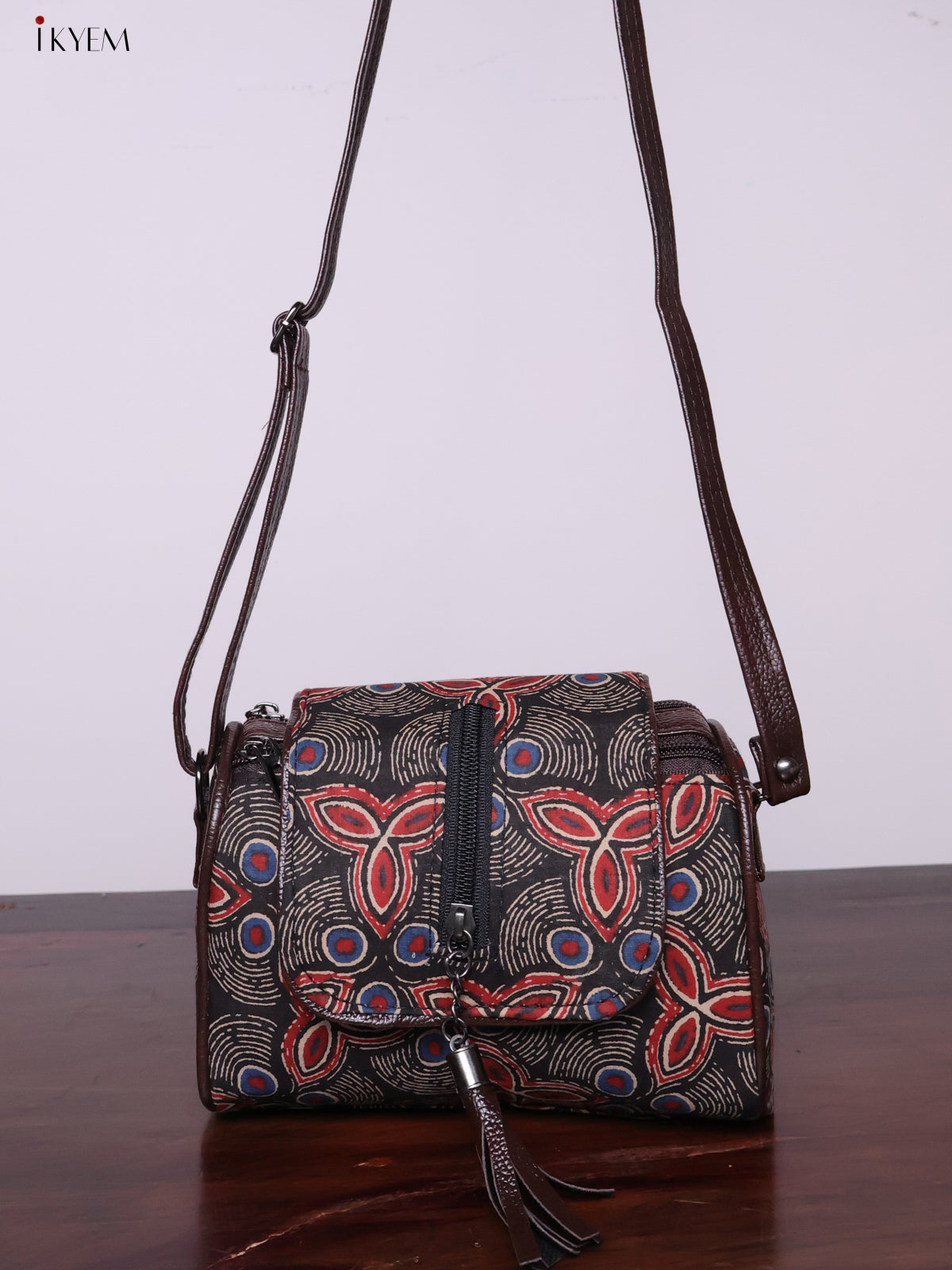 Cotton Printed Sling Bag - Floral - KL20139