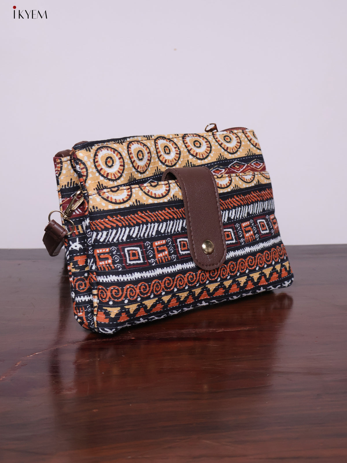 Cotton Printed Sling Bag - Sandal - KL20125