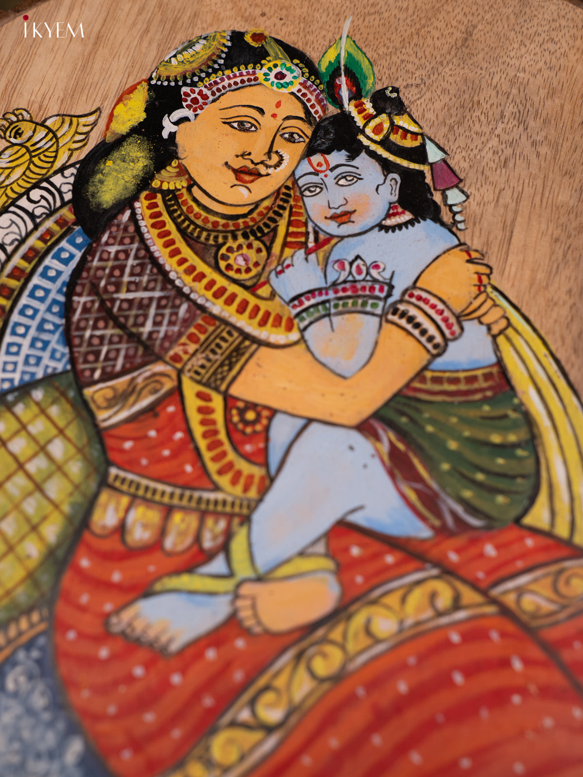 Pattachitra Art Painting - Yashoda Krishna(10x10) - KA04113