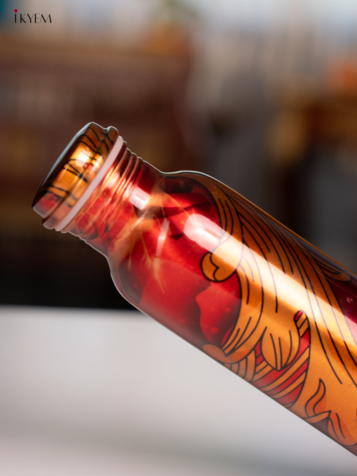 Digital Printed copper bottle 1 litre - KA07119