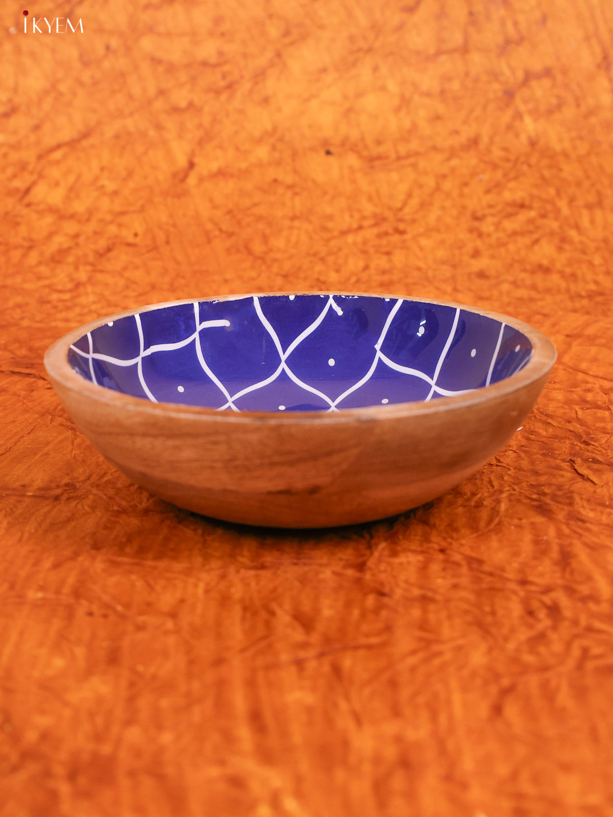 Wooden crockery Mango Bowl Small - Dark Blue - KA22124