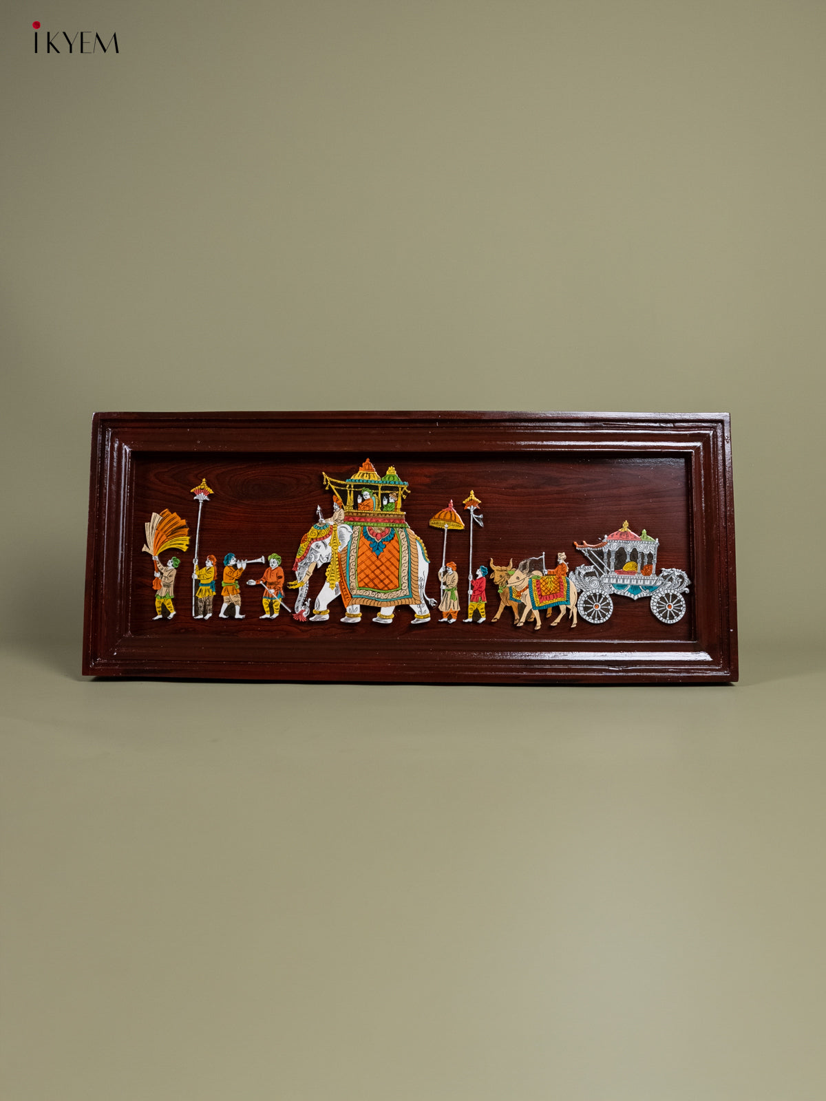 Mysore Rosewood Inlay 3D Panel - Bharath - KA30130