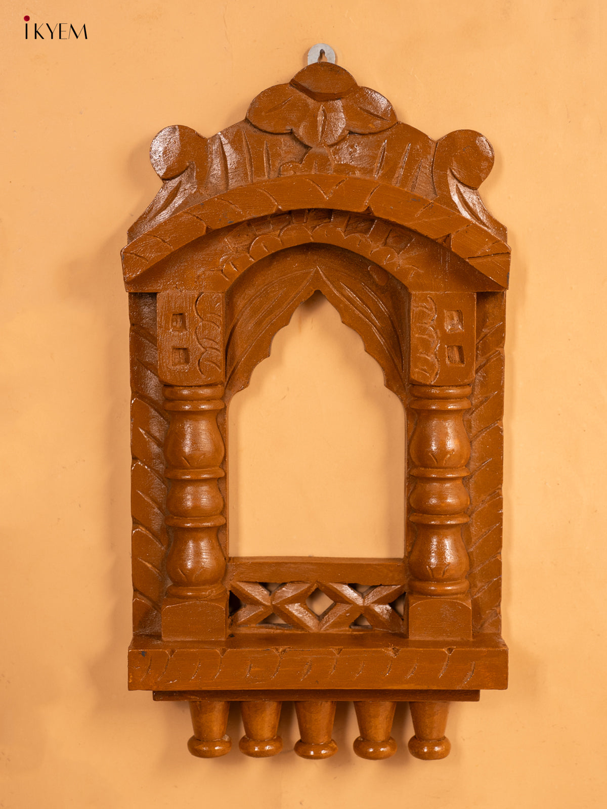 Wooden Hand carved Jharokha Frame 17 Inch- KA30163